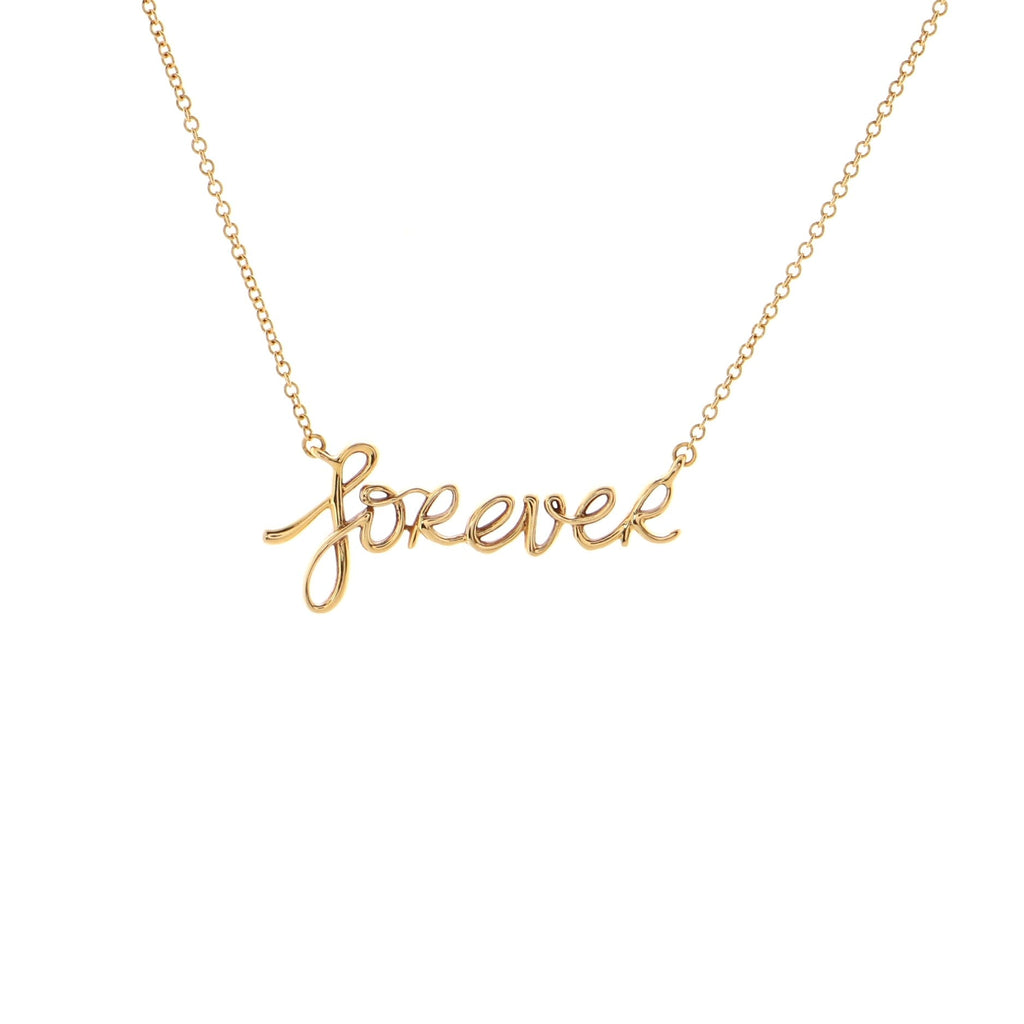 Paloma's Graffiti Forever Pendant Necklace 18K Rose Gold