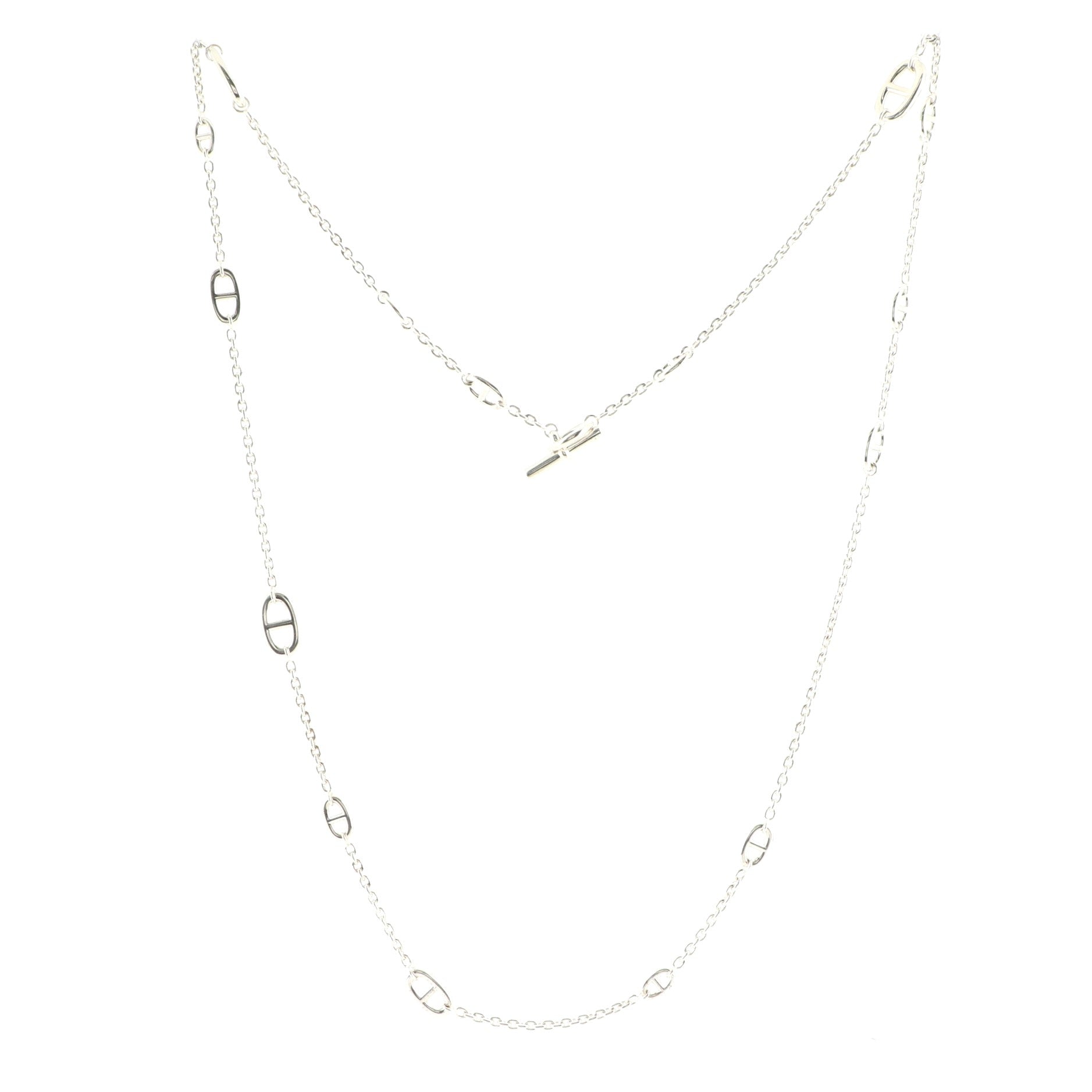 Farandole Long Necklace Sterling Silver 120