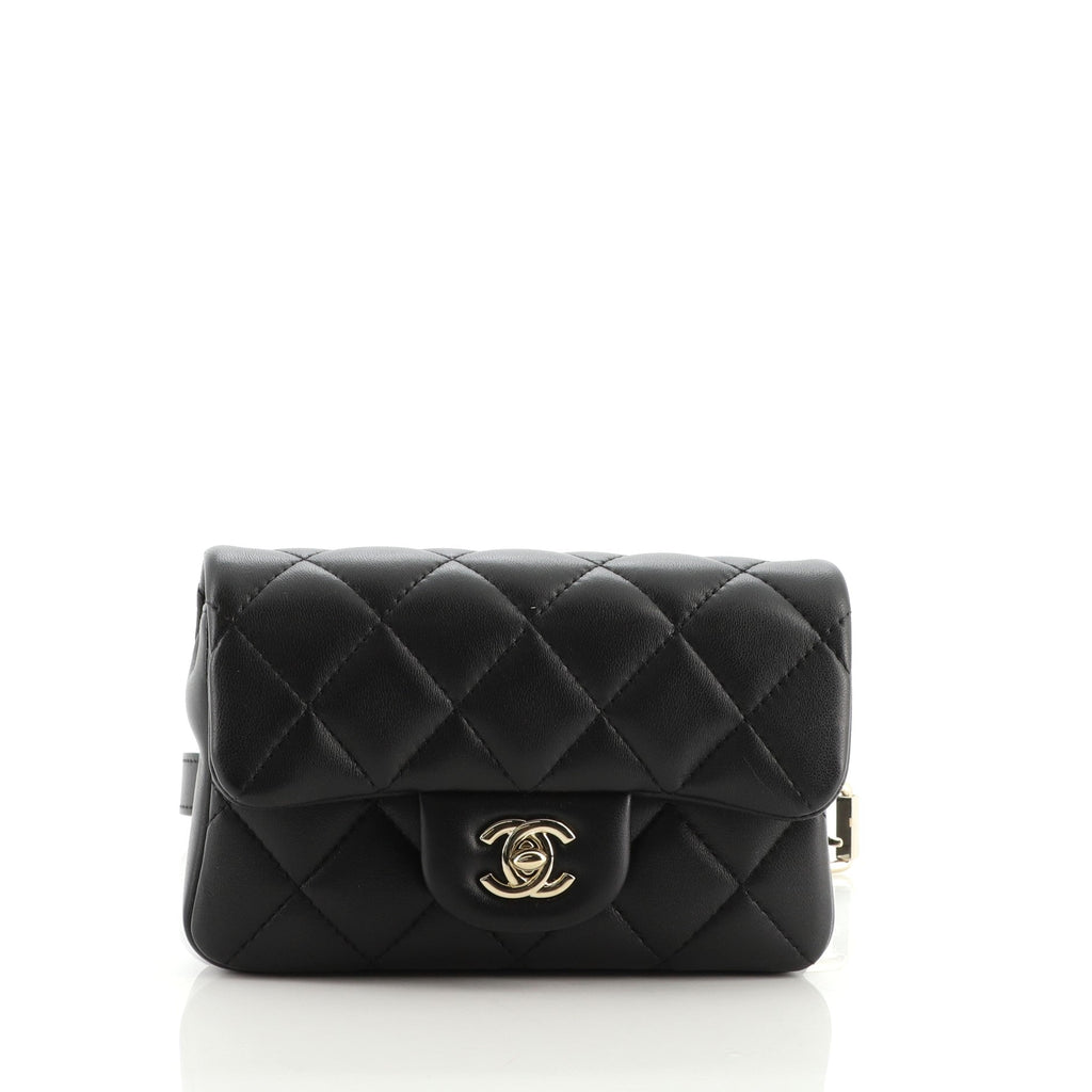 My Precious Pearls Waist Bag Quilted Lambskin Mini
