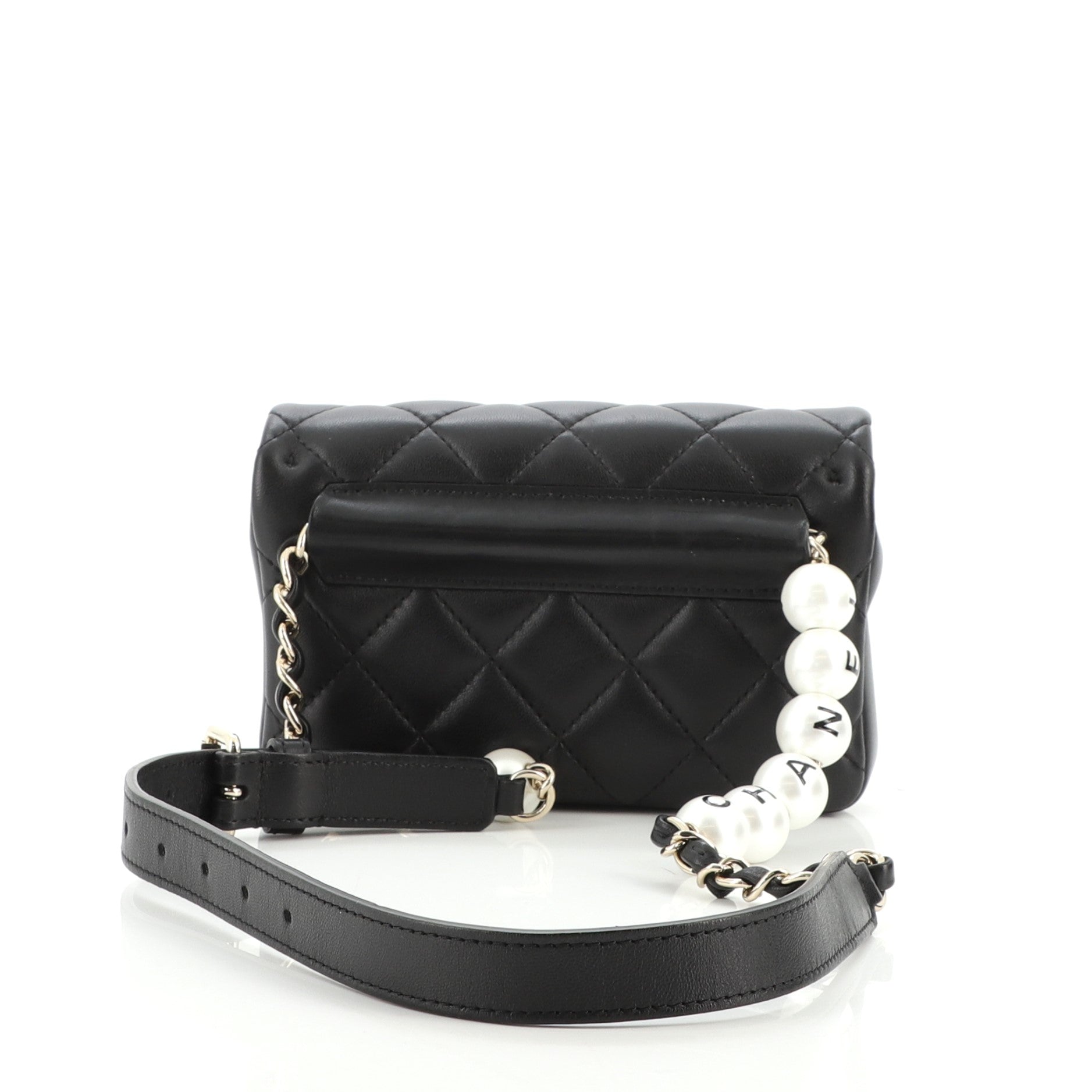 My Precious Pearls Waist Bag Quilted Lambskin Mini