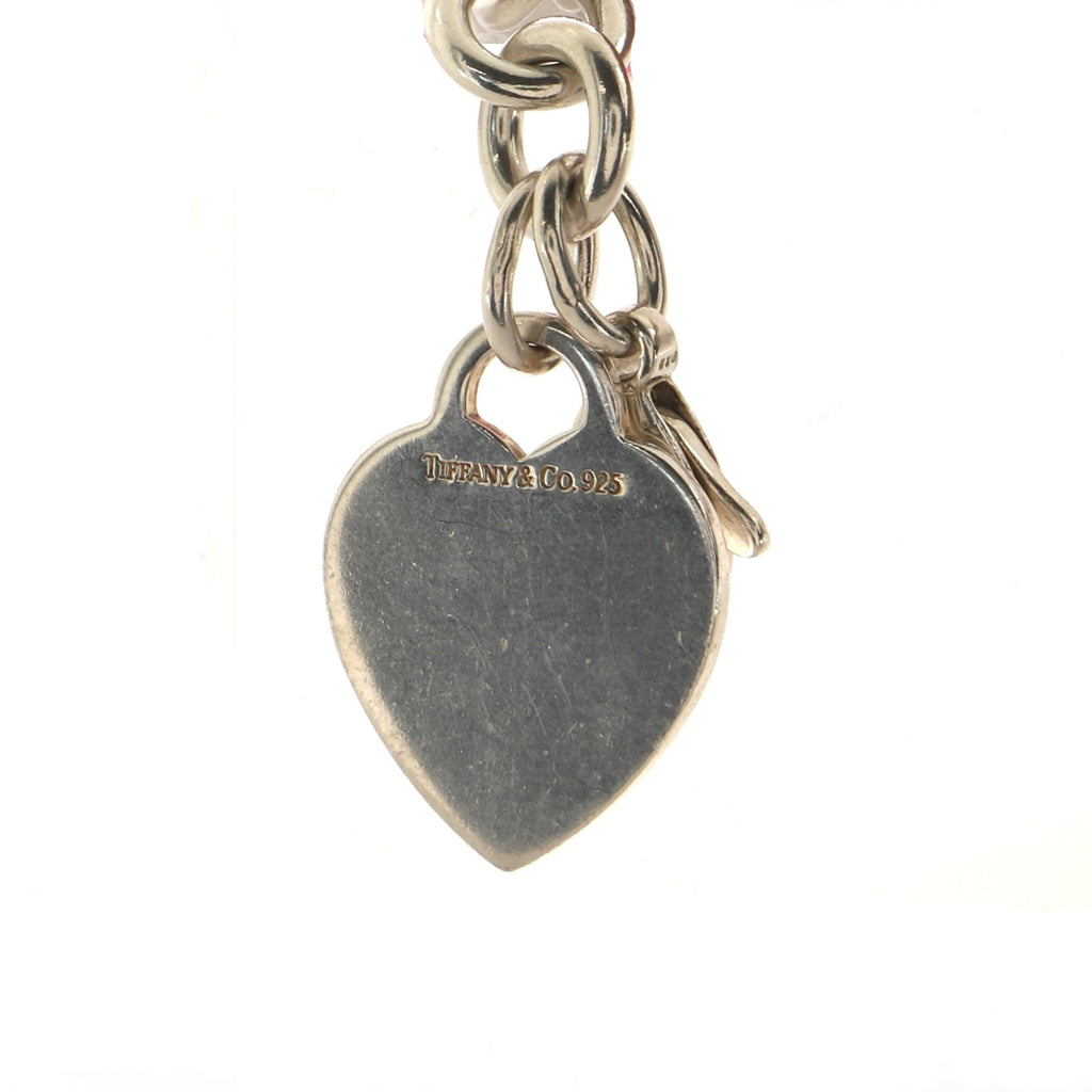 Heart Tag Bracelet Sterling Silver