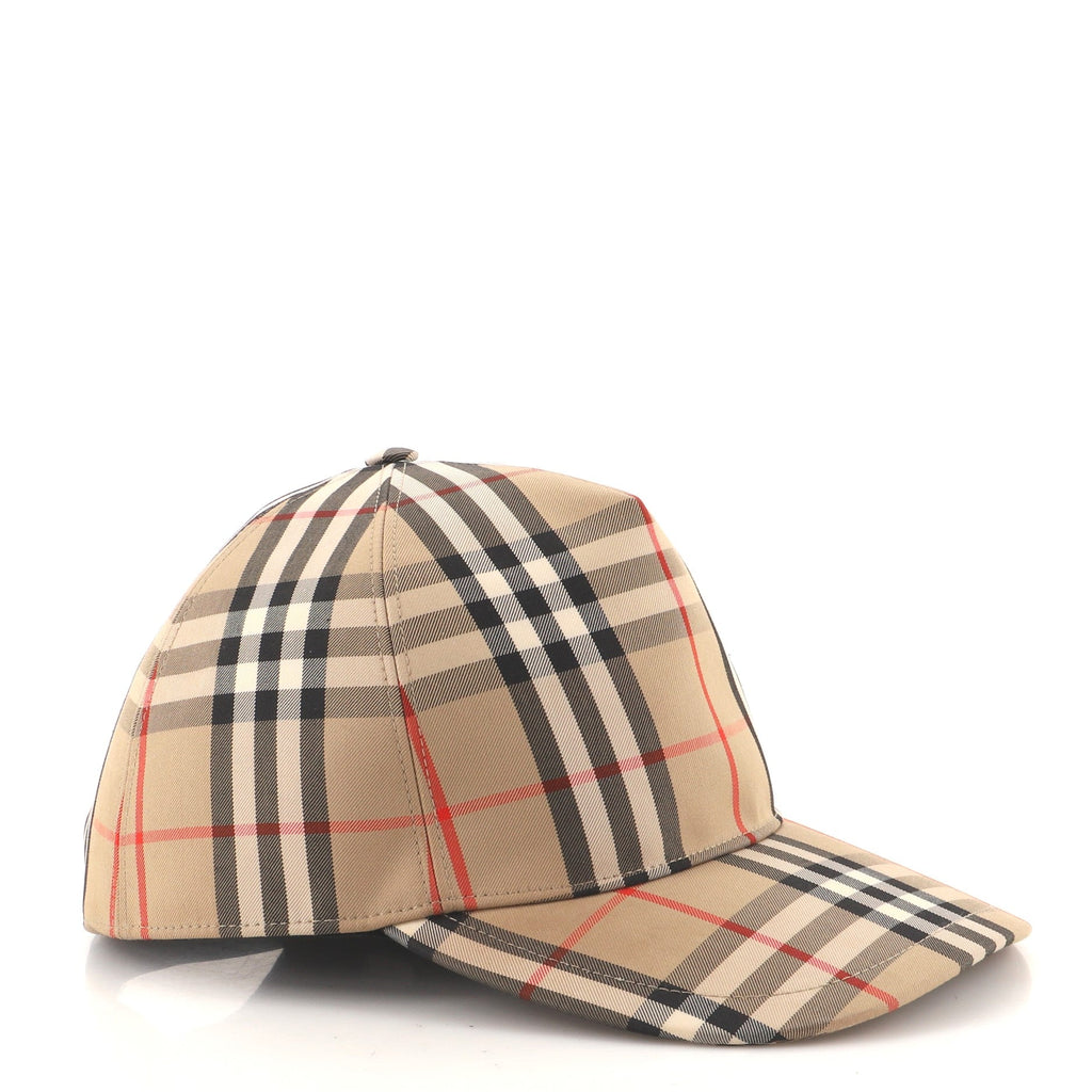 Baseball Cap Vintage Check Canvas XXL