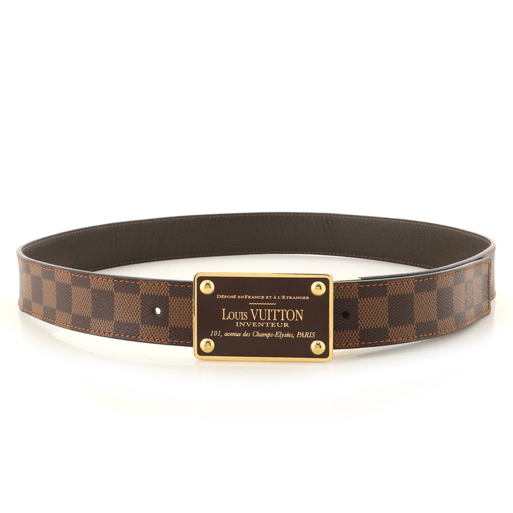Inventeur Belt Damier Medium 95