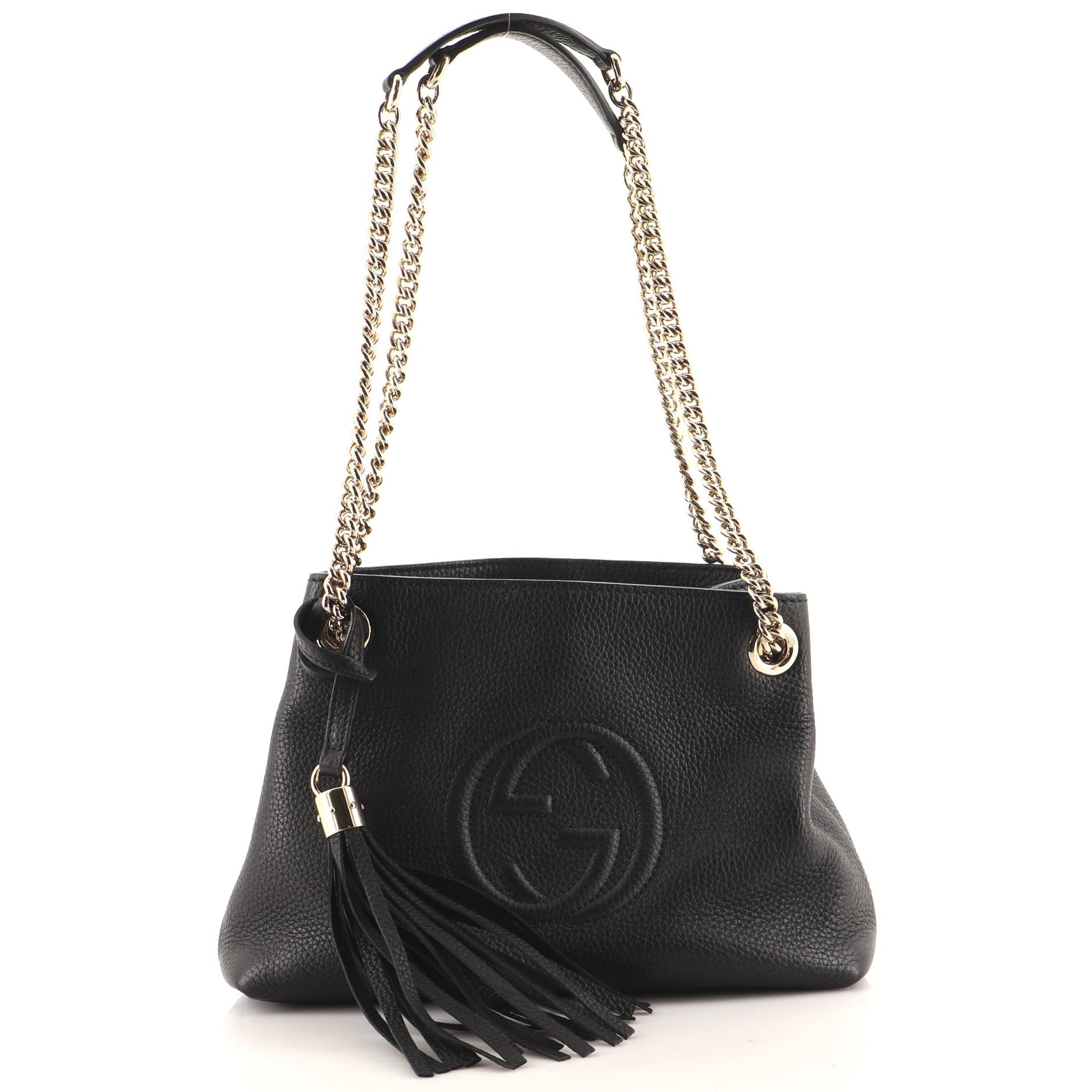 Soho Chain Strap Shoulder Bag Leather Mini