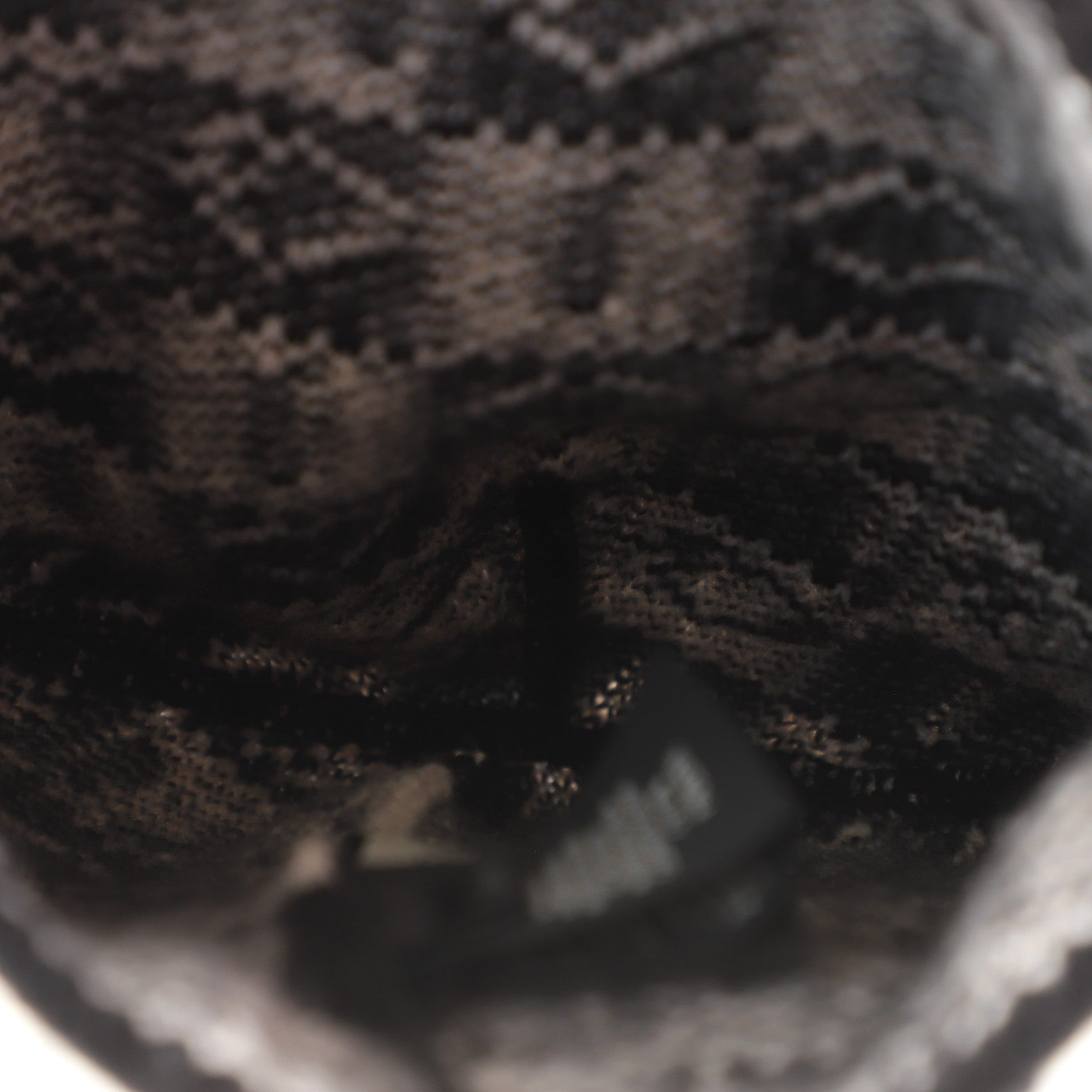 Checkered Logo Beanie Knit Wool XS