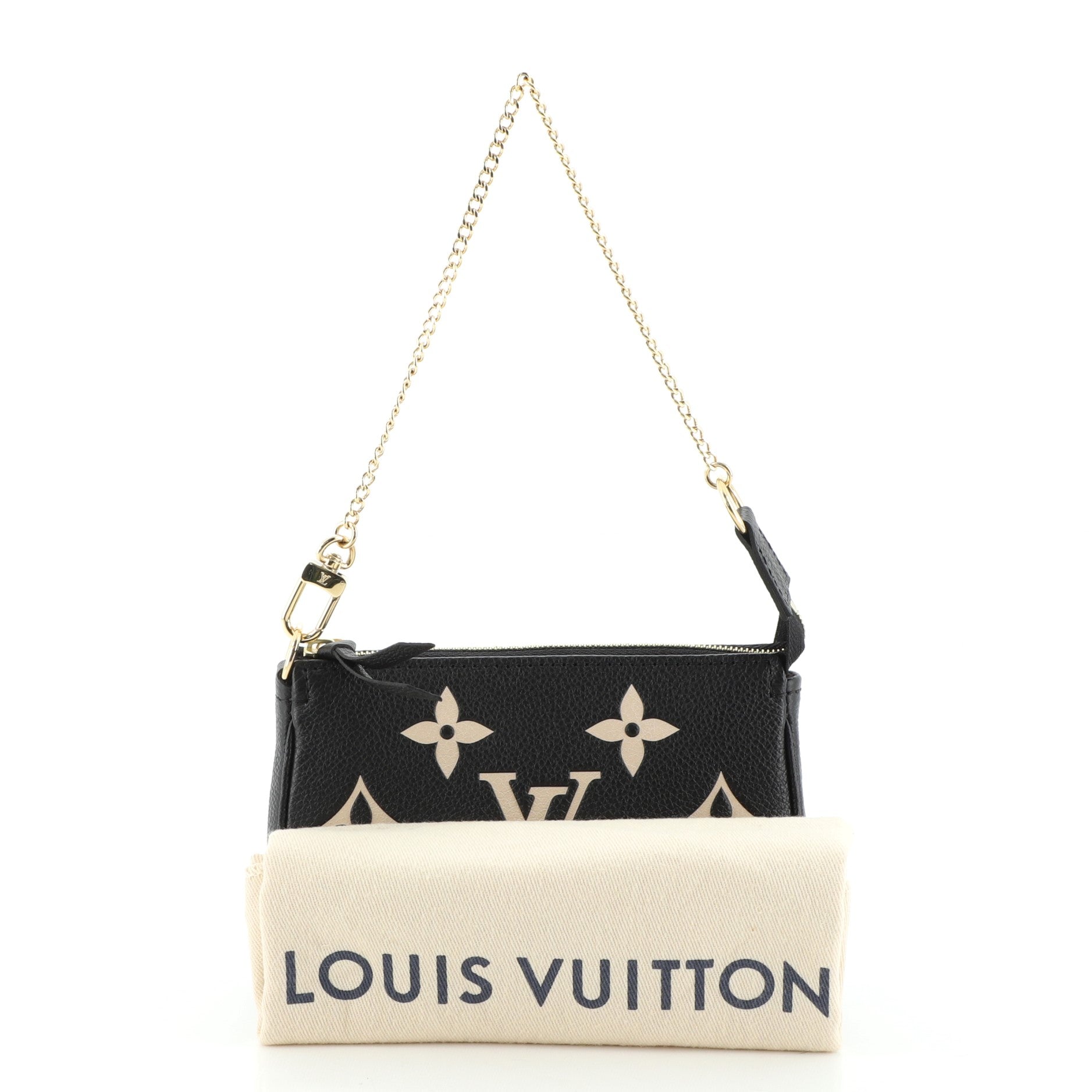 Pochette Accessoires Bicolor Monogram Empreinte Giant Mini