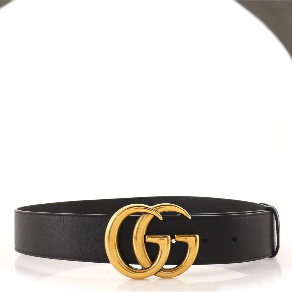 GG Marmont Belt Leather Wide 80
