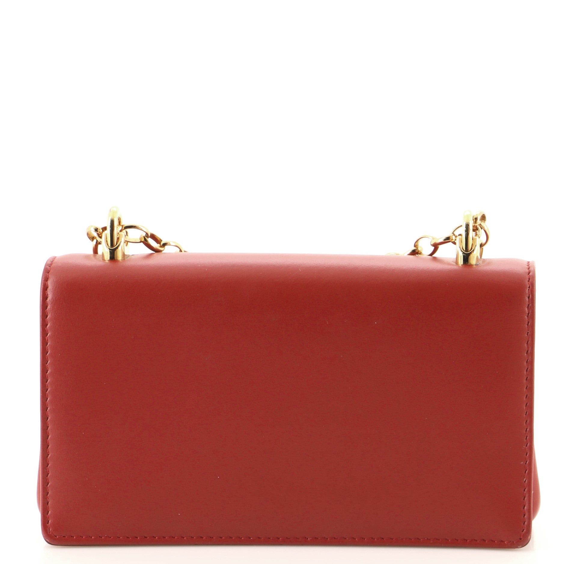 DG Girls Flap Bag Embellished Leather Mini