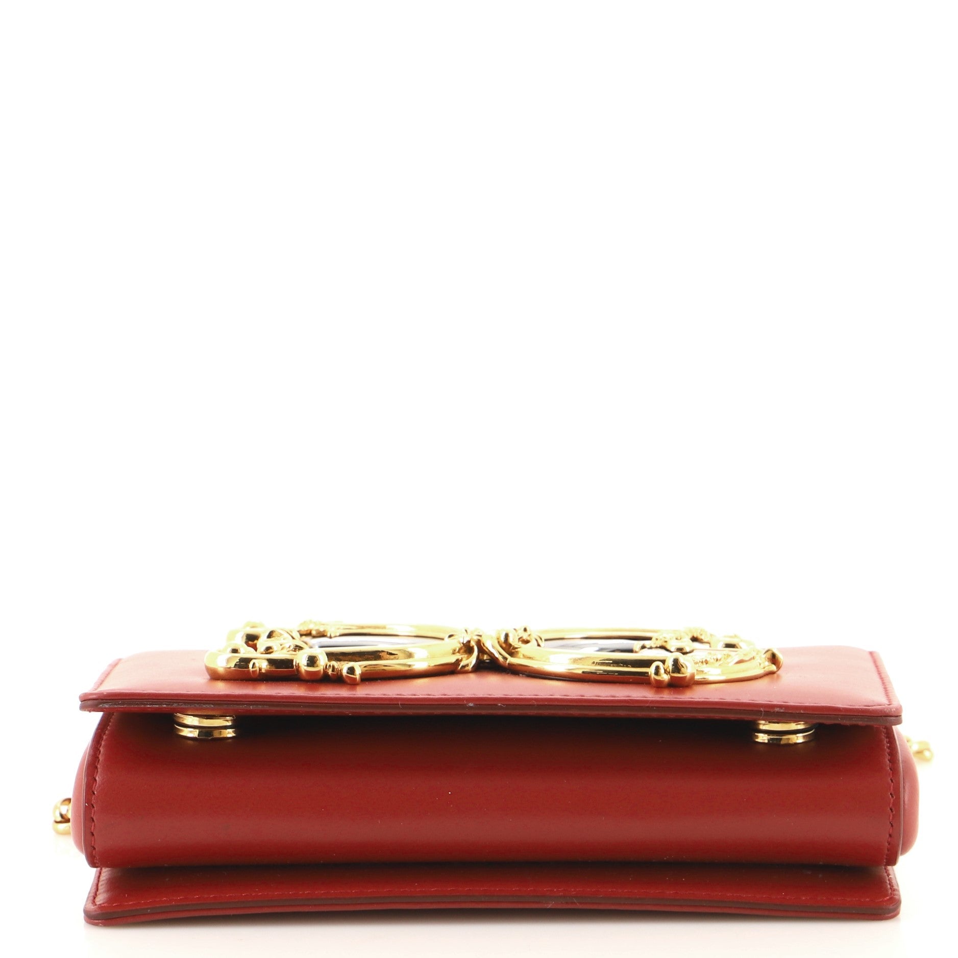 DG Girls Flap Bag Embellished Leather Mini