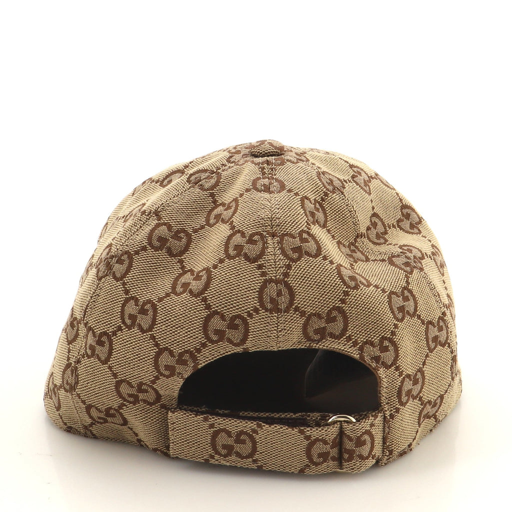 Logo Patch Baseball Cap GG Canvas Large