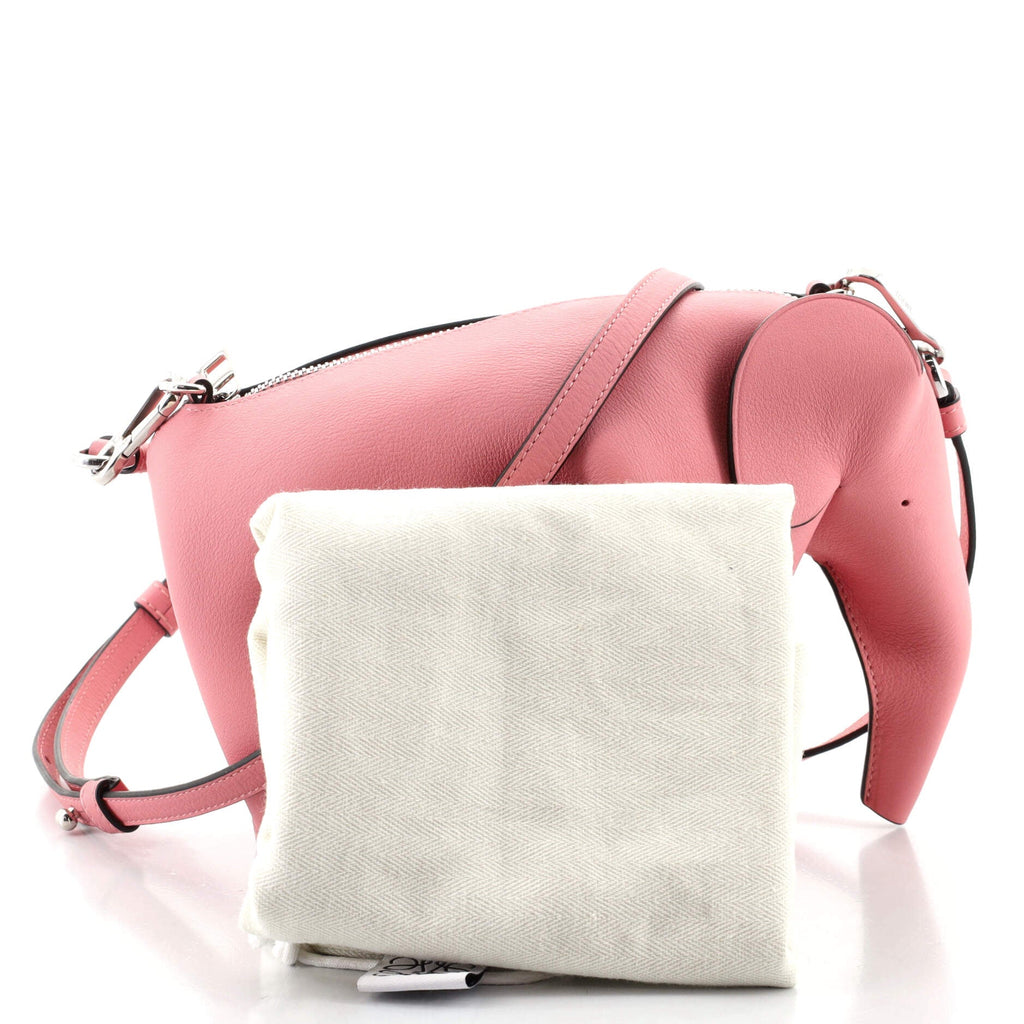 Elephant Crossbody Bag Leather Mini