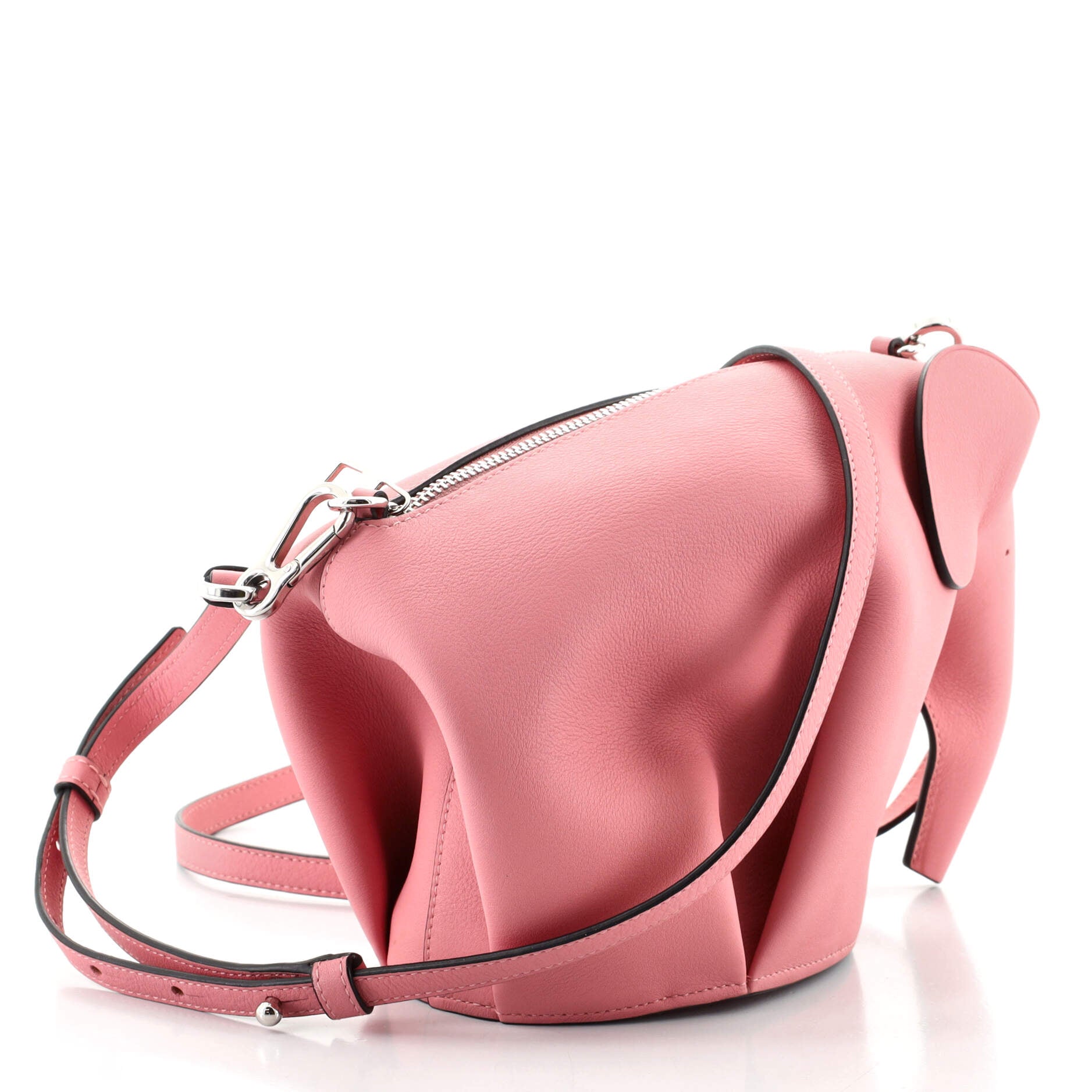 Elephant Crossbody Bag Leather Mini