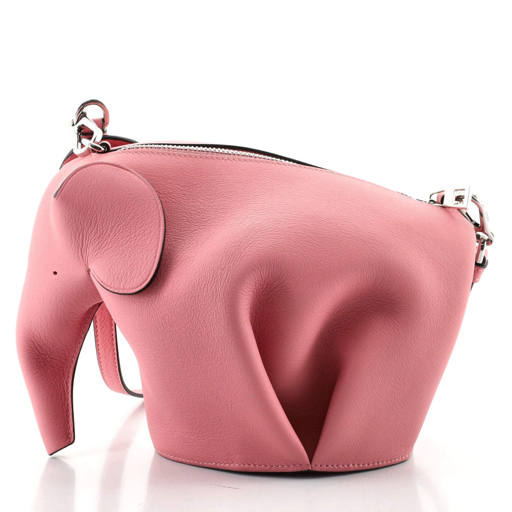 Elephant Crossbody Bag Leather Mini