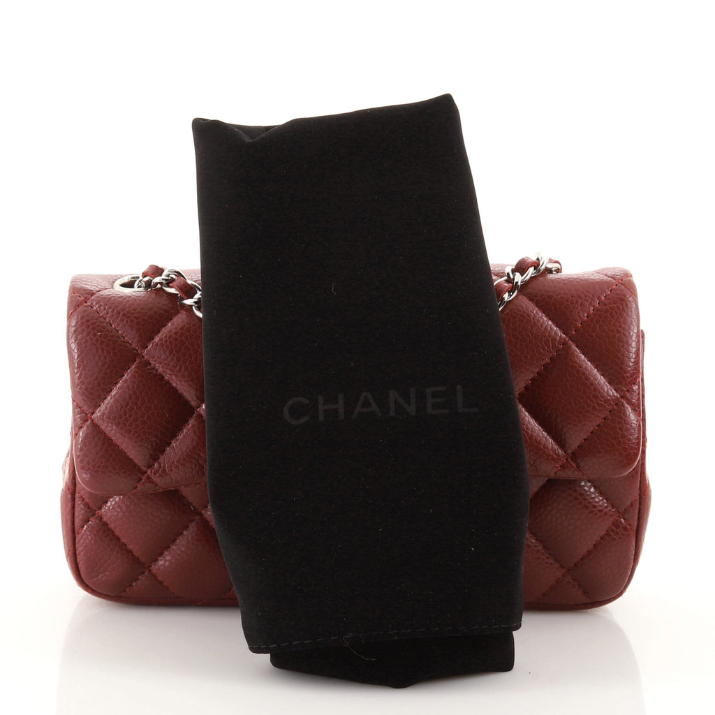 Classic Single Flap Bag Quilted Caviar Extra Mini
