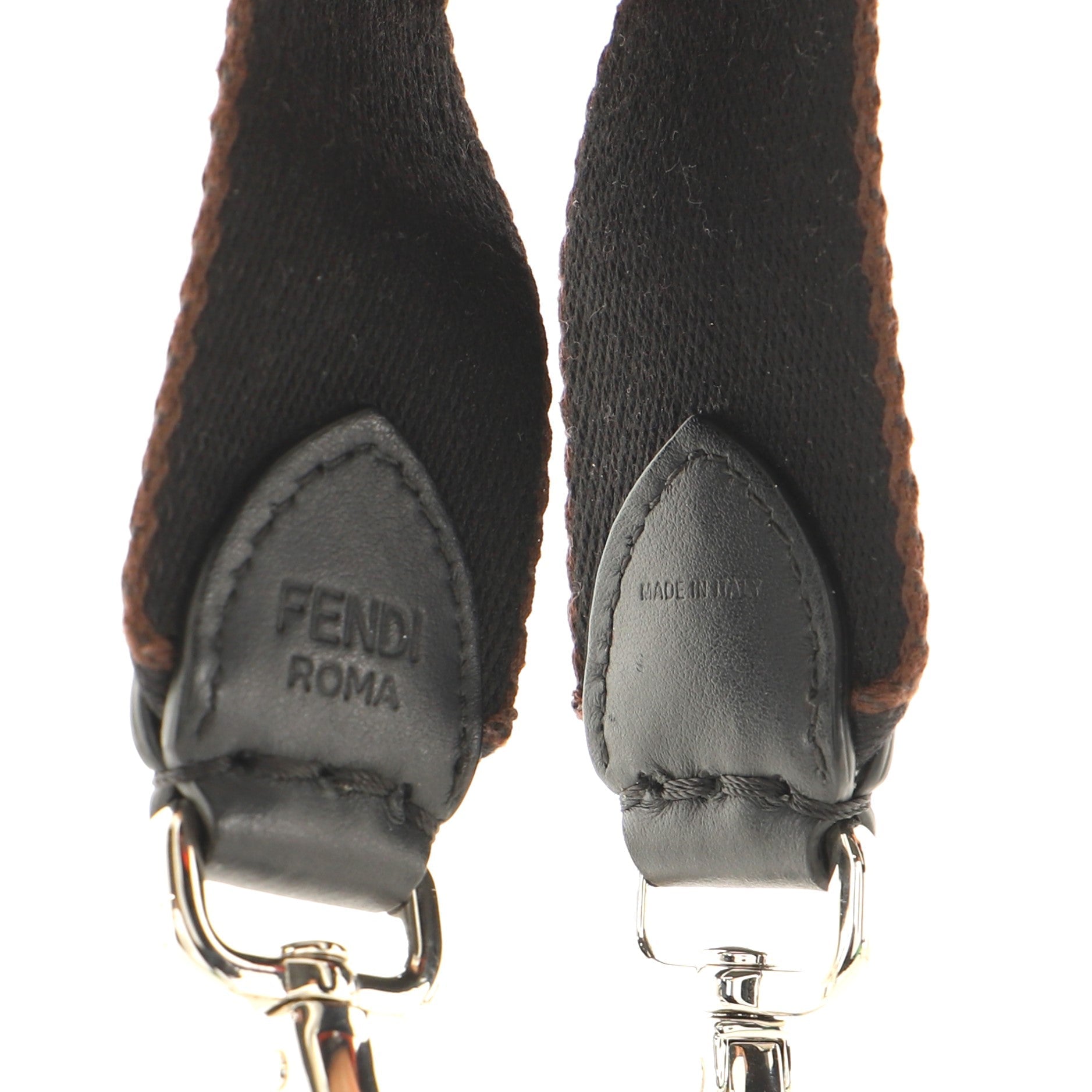 FF Logo Mini Strap You Short Shoulder Strap Canvas