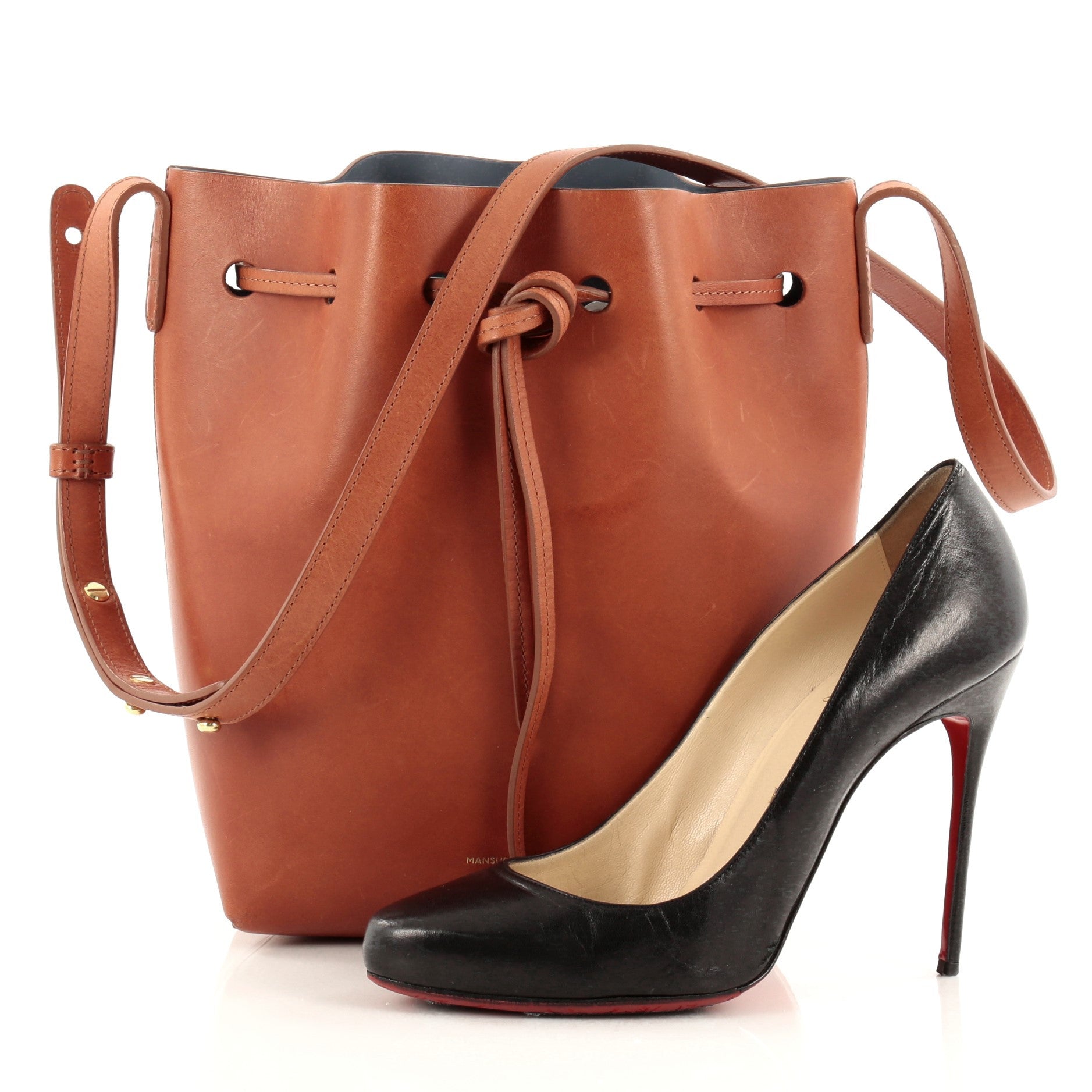 Bucket Bag Leather Mini