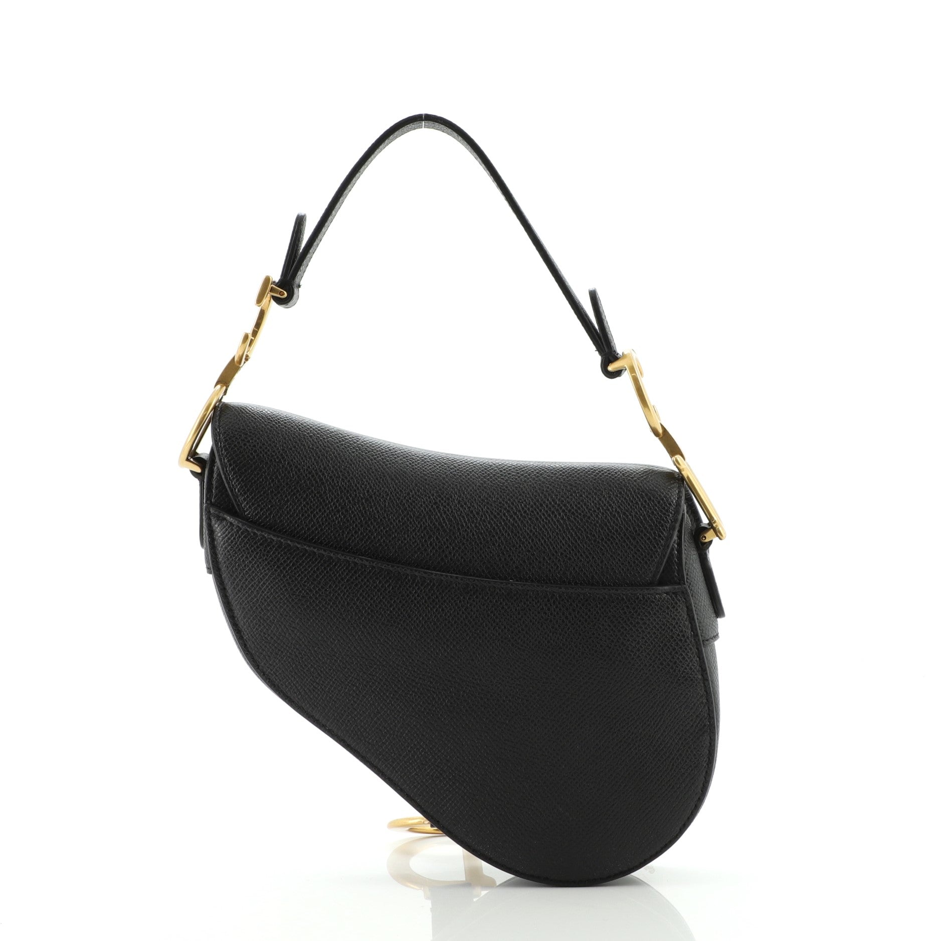 Saddle Handbag Leather Mini