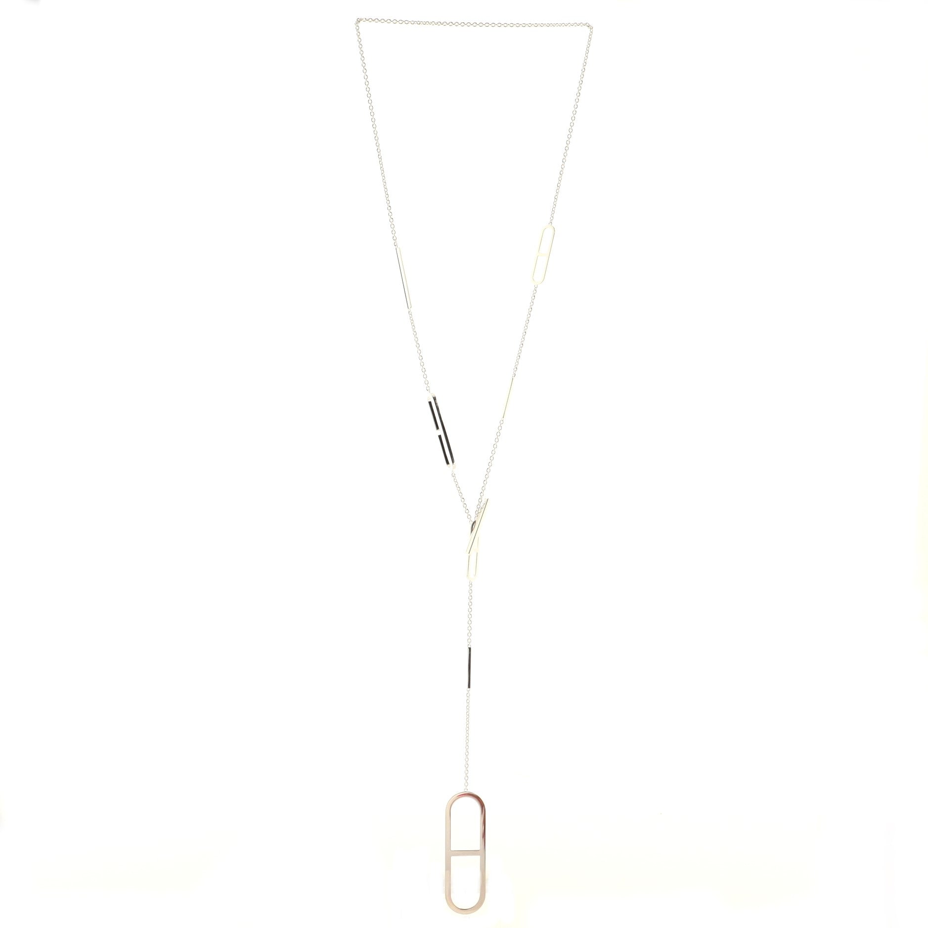Ever Chaine d'Ancre Long Necklace Sterling Silver