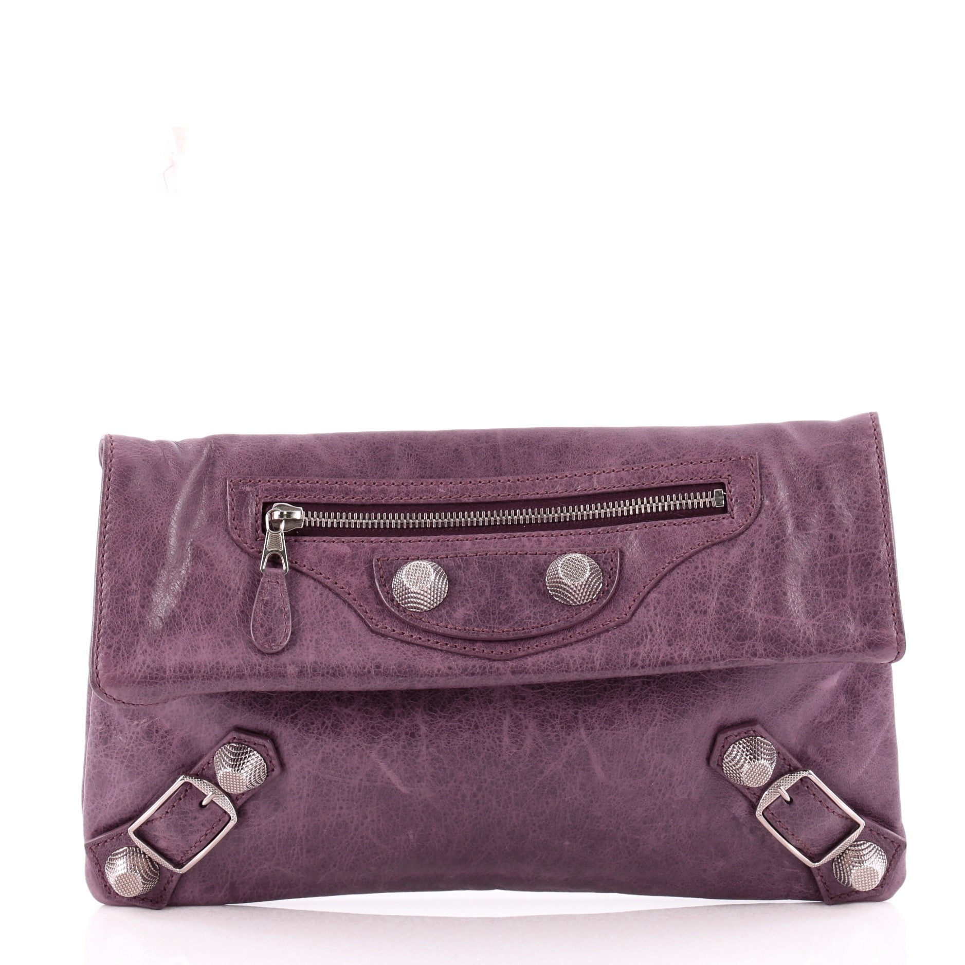 Envelope Clutch Giant Studs Leather