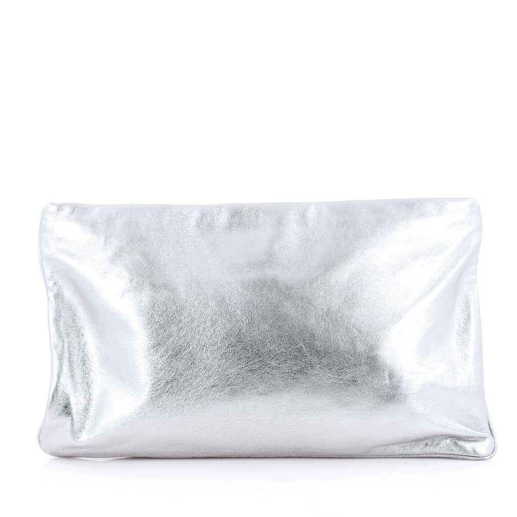 50's Graphic Clutch Nappa Leather