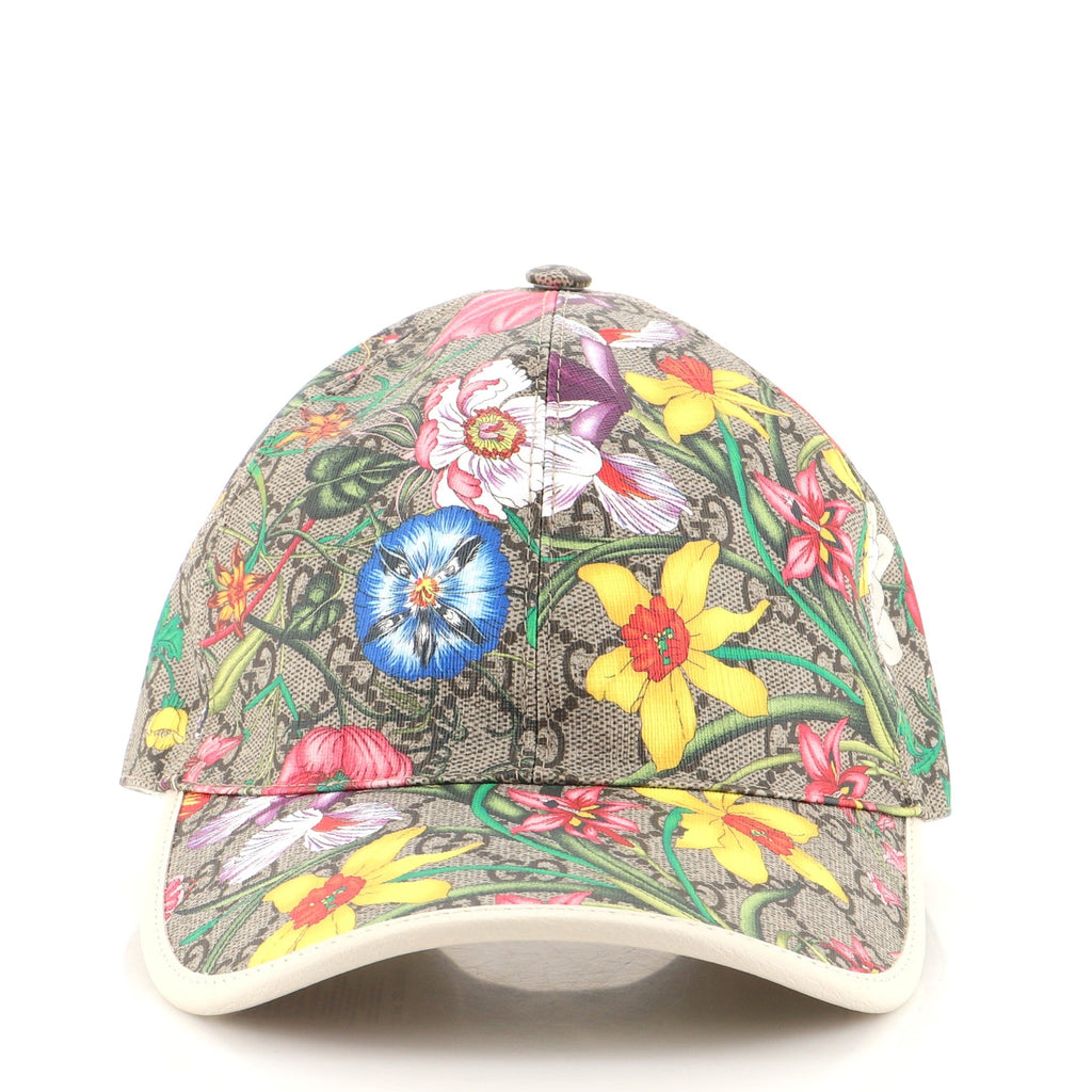 Baseball Cap Flora GG Coated Canvas Large