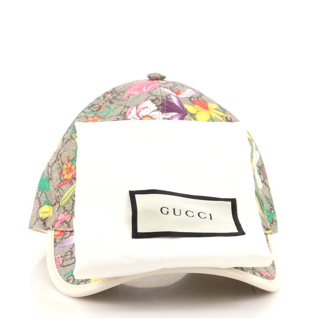 Baseball Cap Flora GG Coated Canvas Large