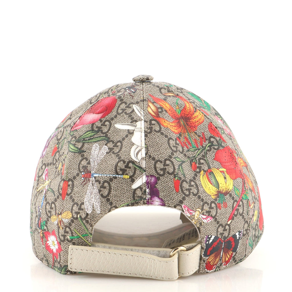 Baseball Cap Flora GG Coated Canvas Large