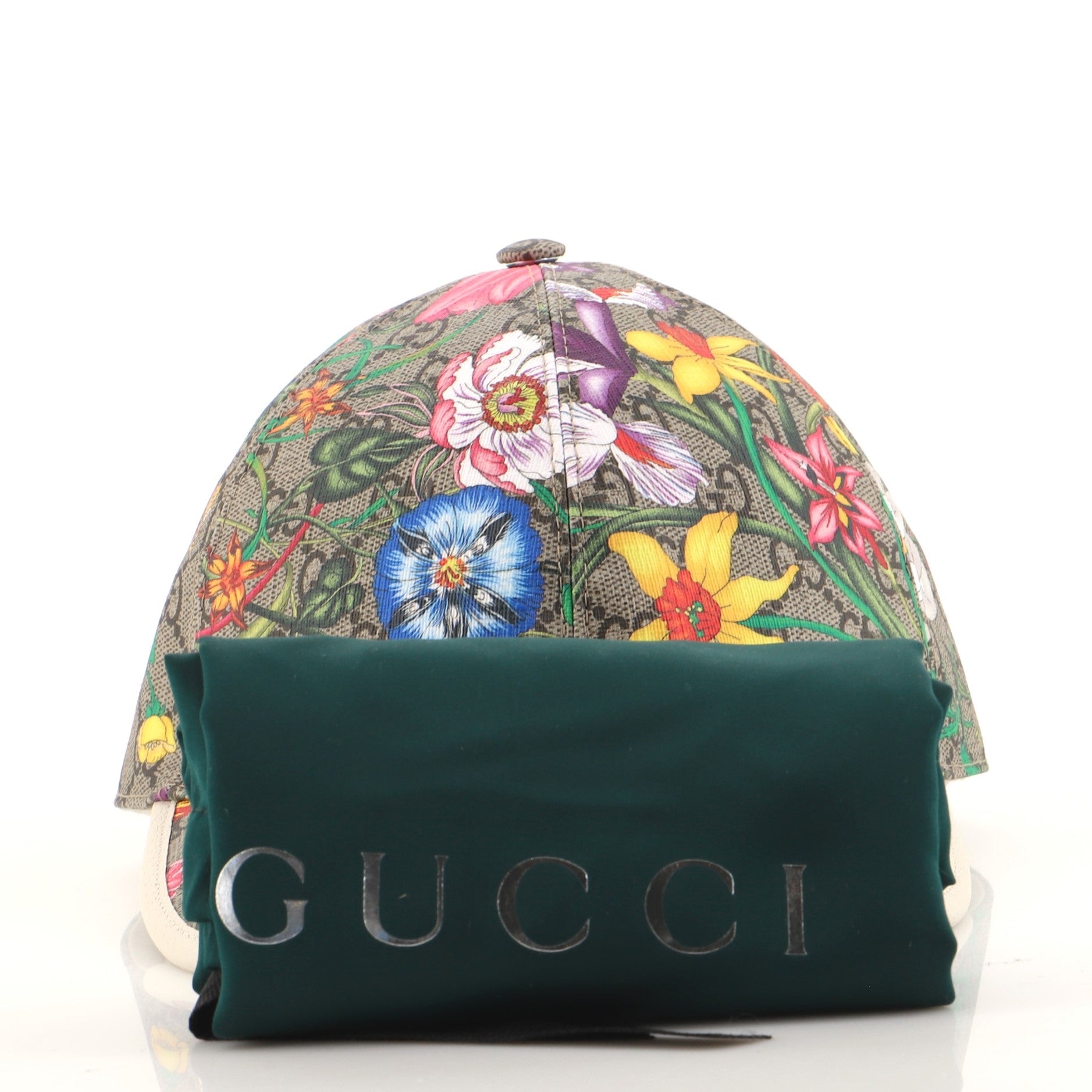 Baseball Cap Flora GG Coated Canvas Medium