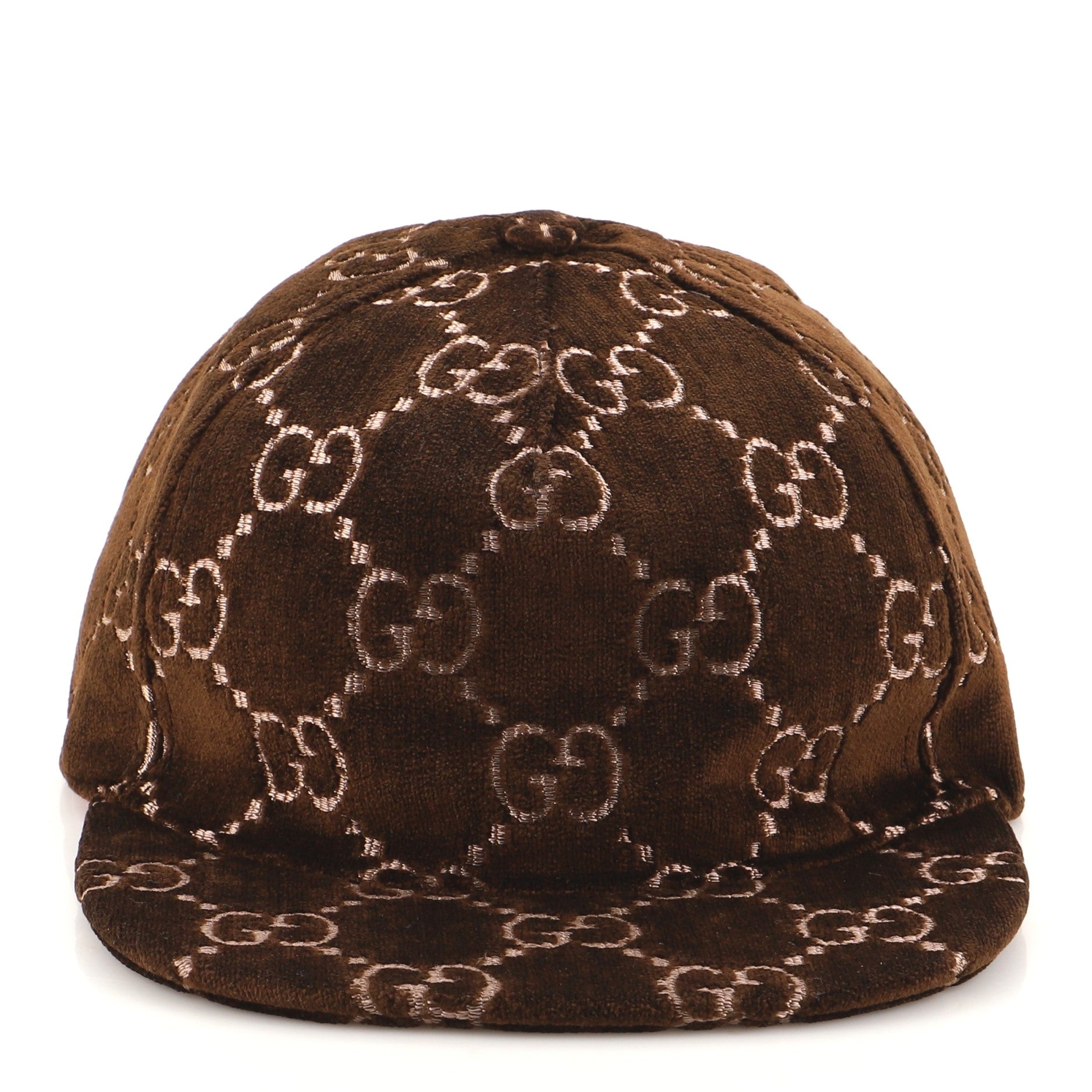 Baseball Cap GG Velvet Large