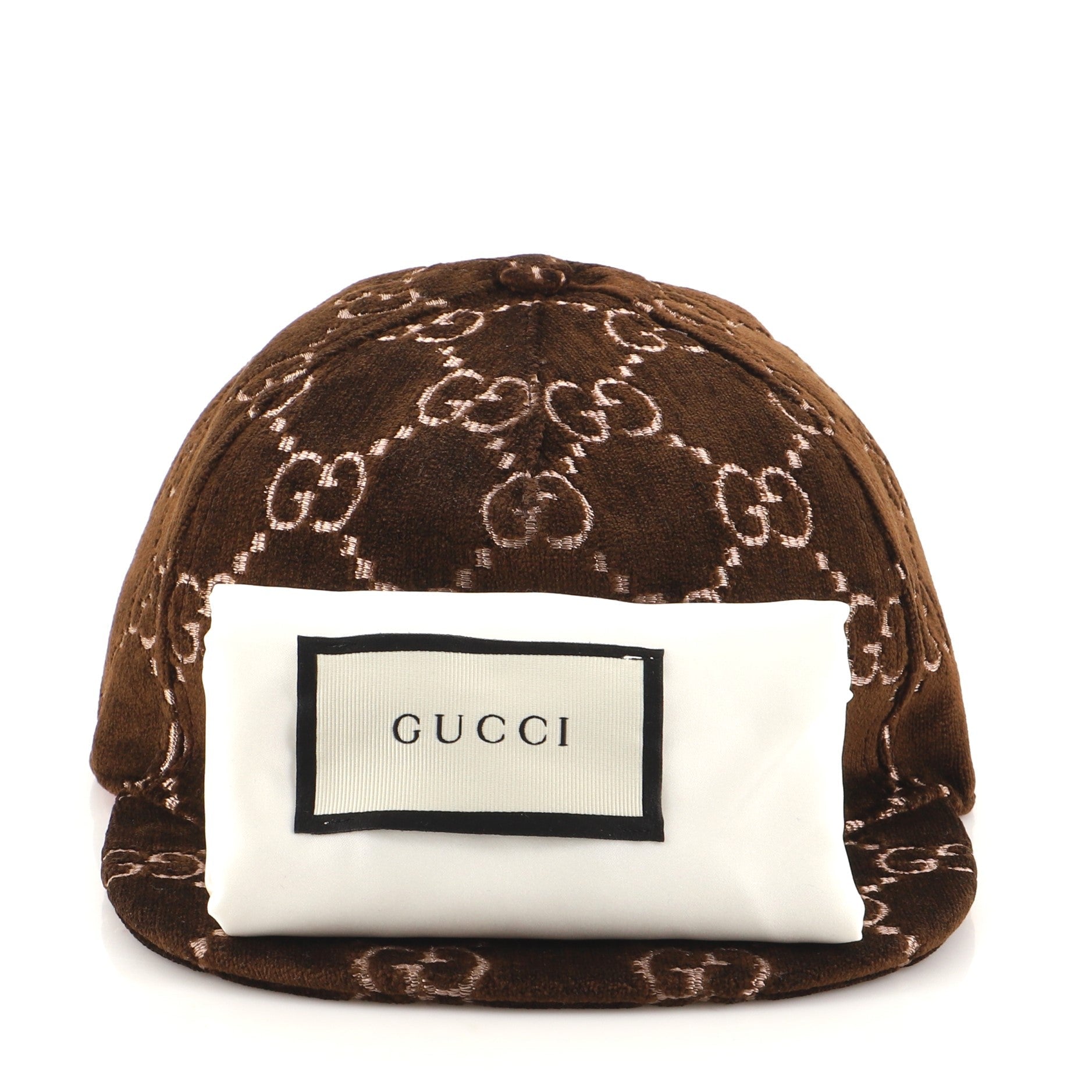 Baseball Cap GG Velvet Large