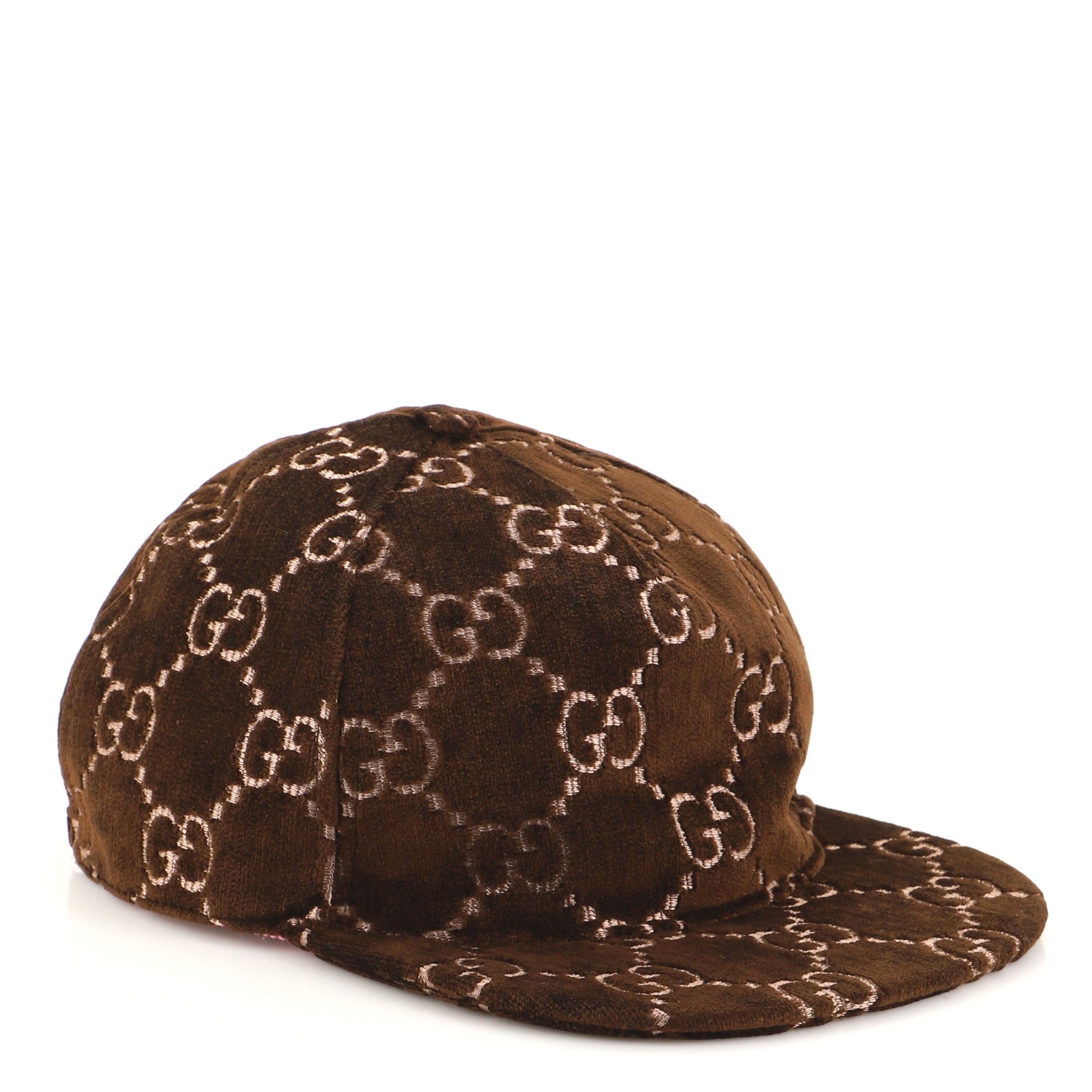 Baseball Cap GG Velvet Large
