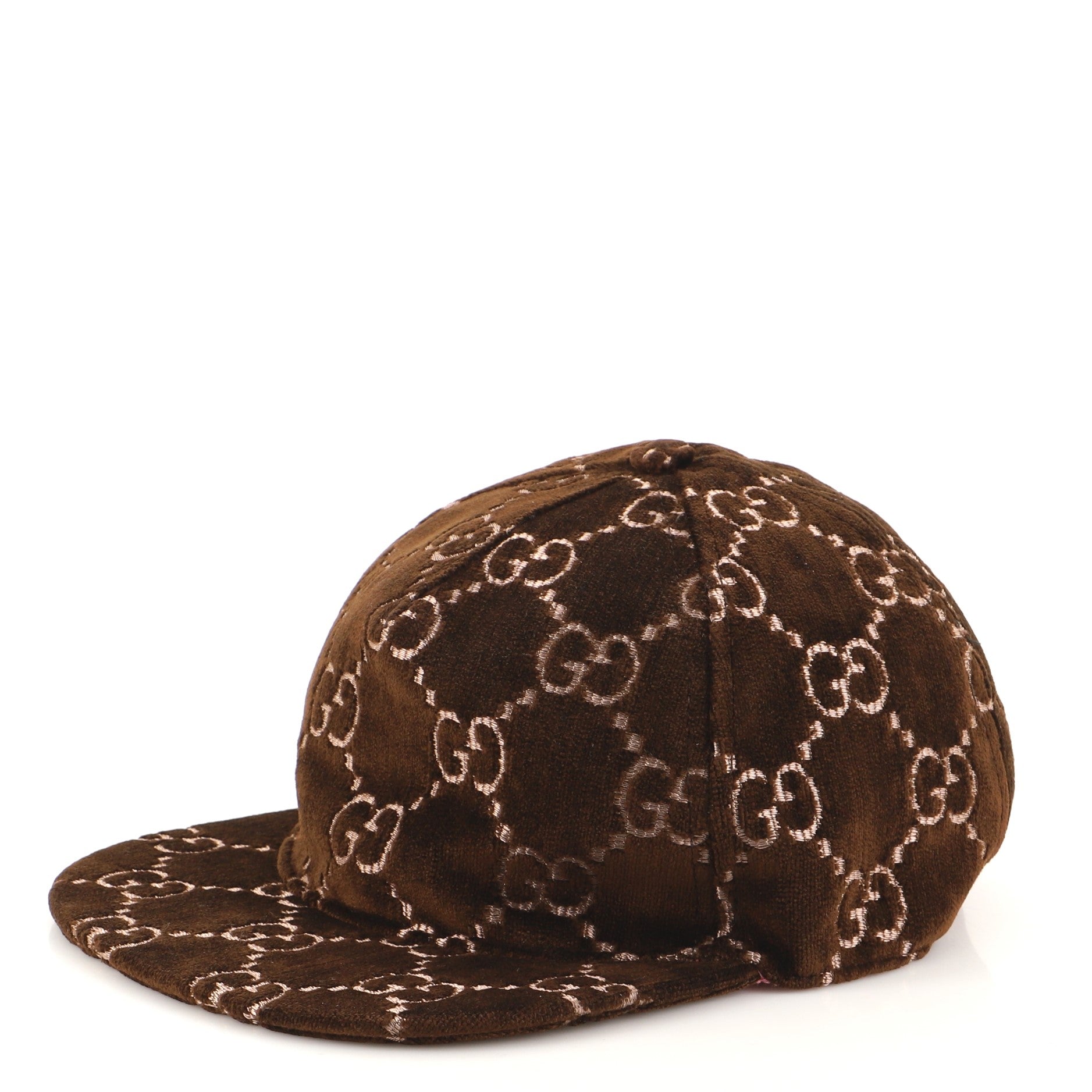 Baseball Cap GG Velvet Large