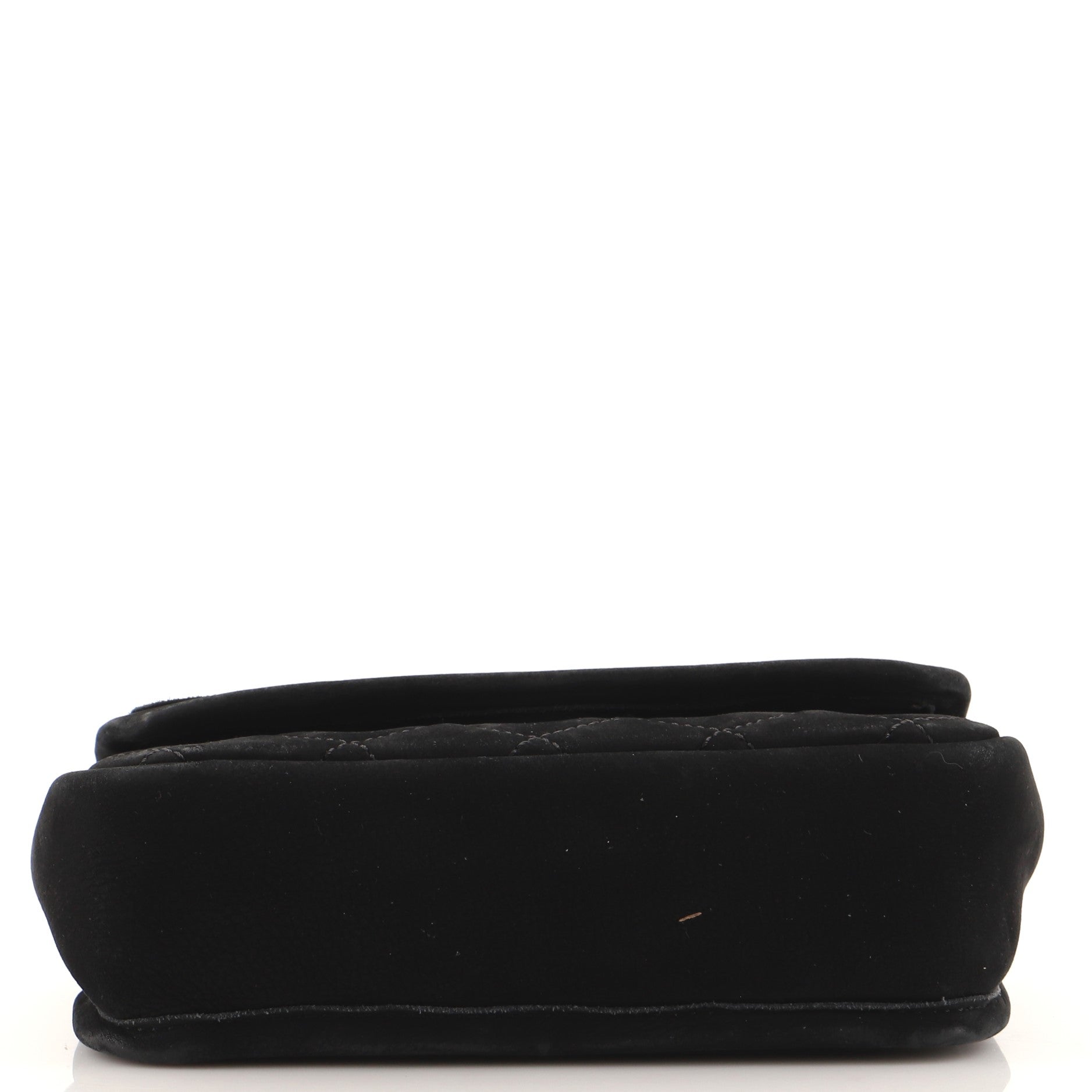 CC Chain Flap Bag Quilted Suede Mini
