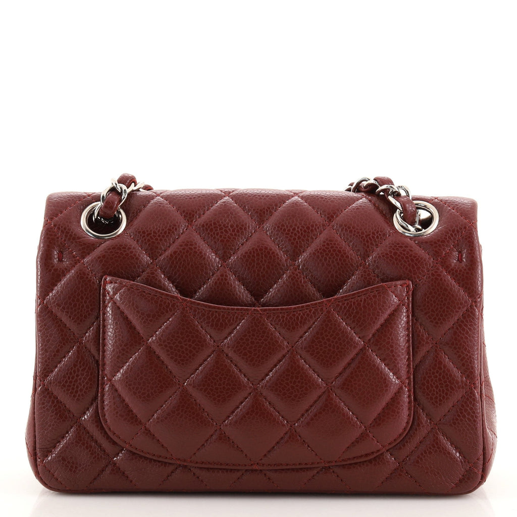 Classic Single Flap Bag Quilted Caviar Mini