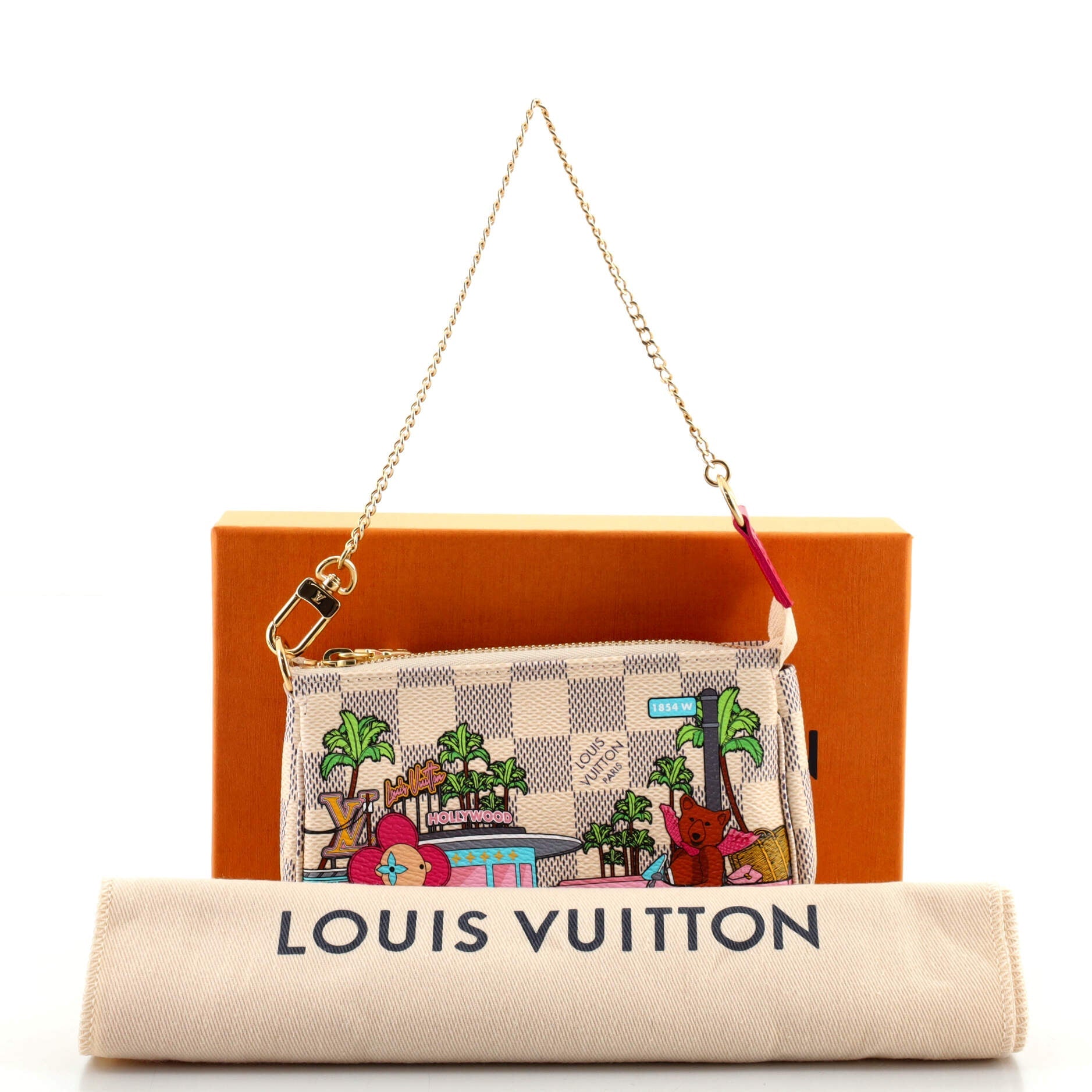Pochette Accessoires Limited Edition Vivienne Xmas Damier Mini