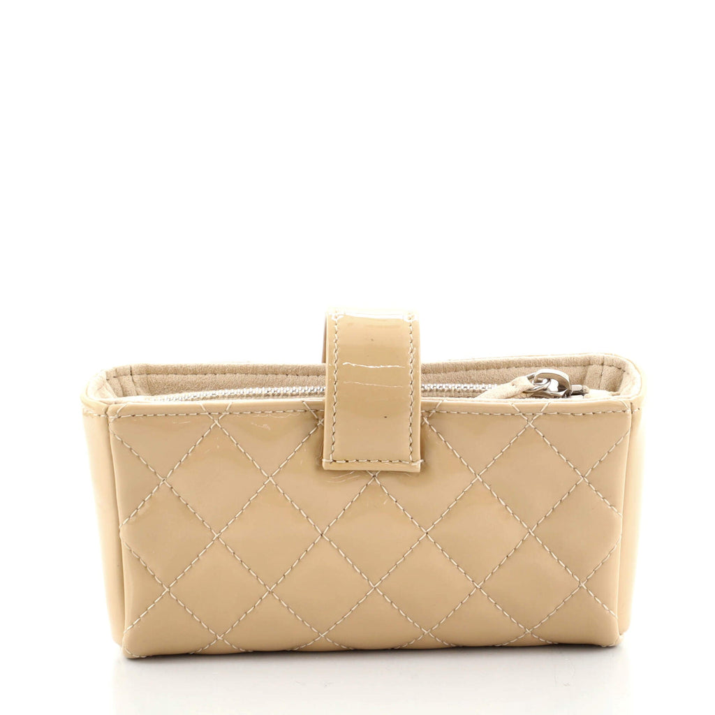 Phone Holder Clutch Quilted Patent Mini