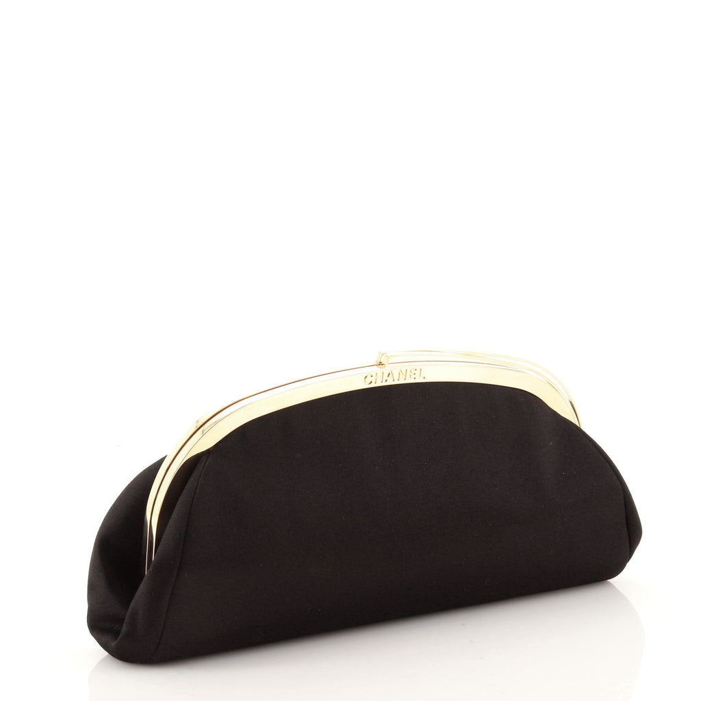 Vintage Frame Clutch Satin Small