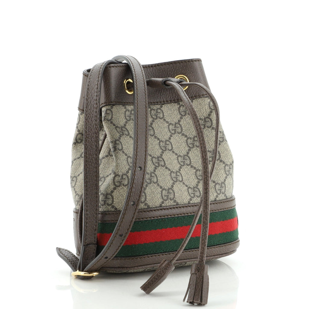 Ophidia Bucket Bag GG Coated Canvas Mini