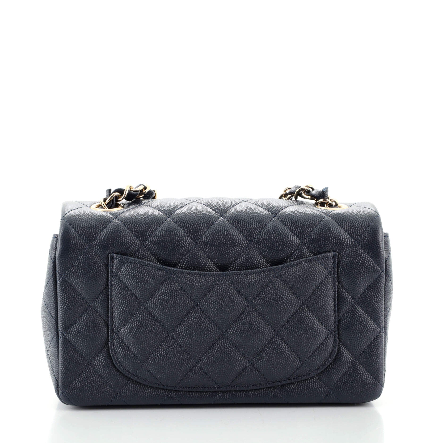 Classic Single Flap Bag Quilted Caviar Mini
