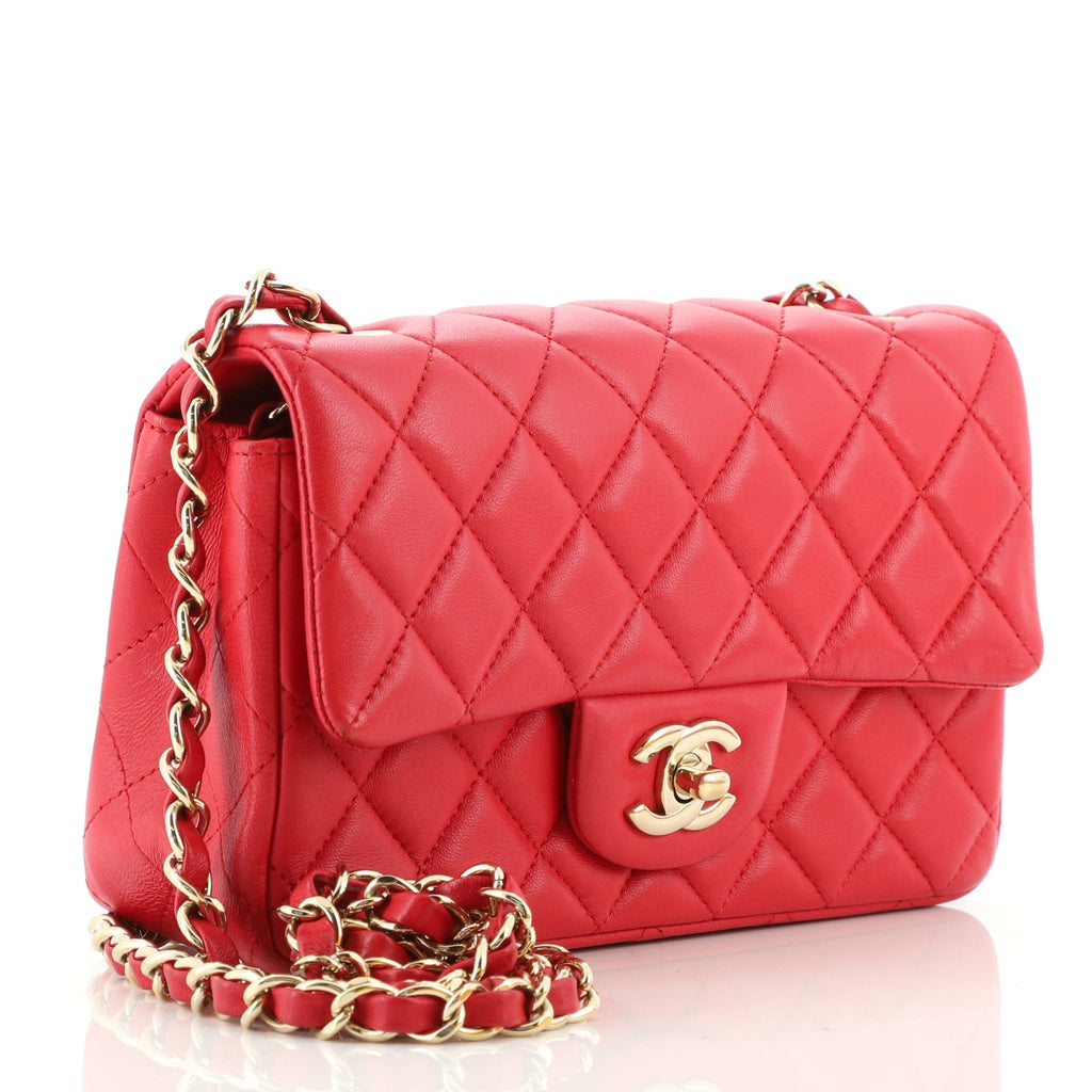 Classic Single Flap Bag Quilted Lambskin Mini