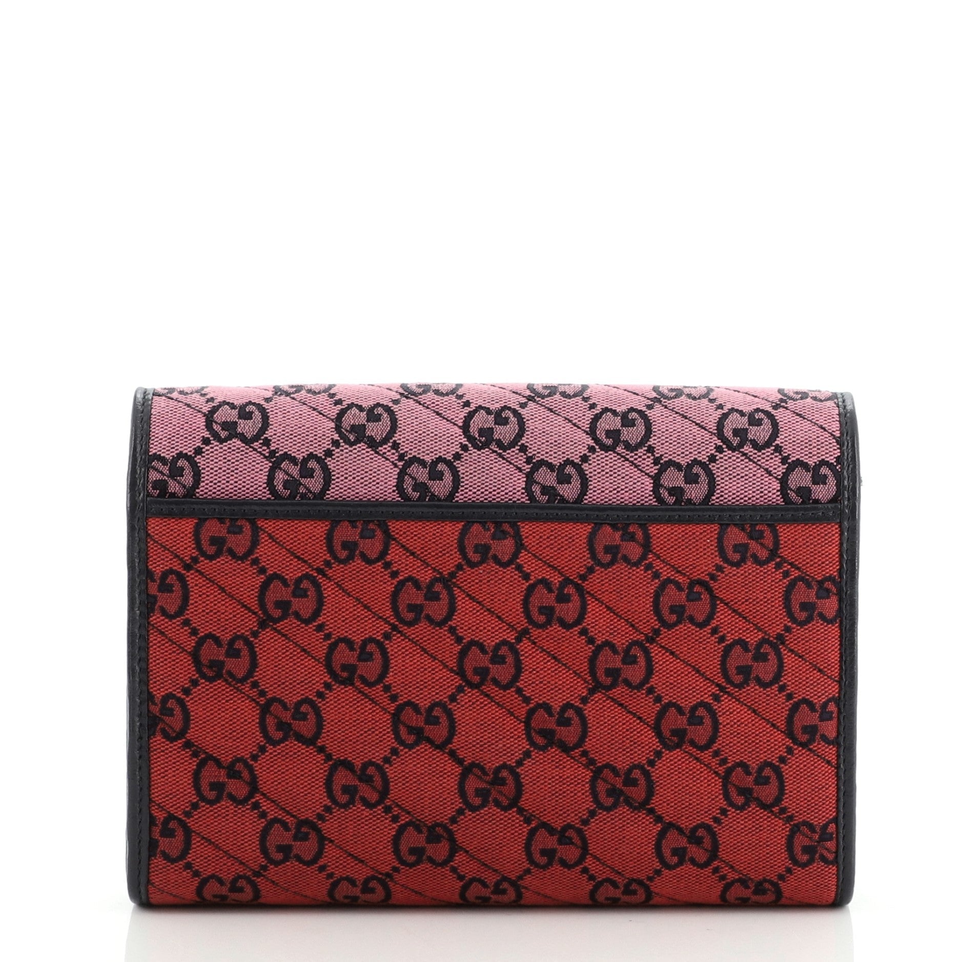 GG Marmont Chain Wallet Diagonal Quilted GG Canvas Mini