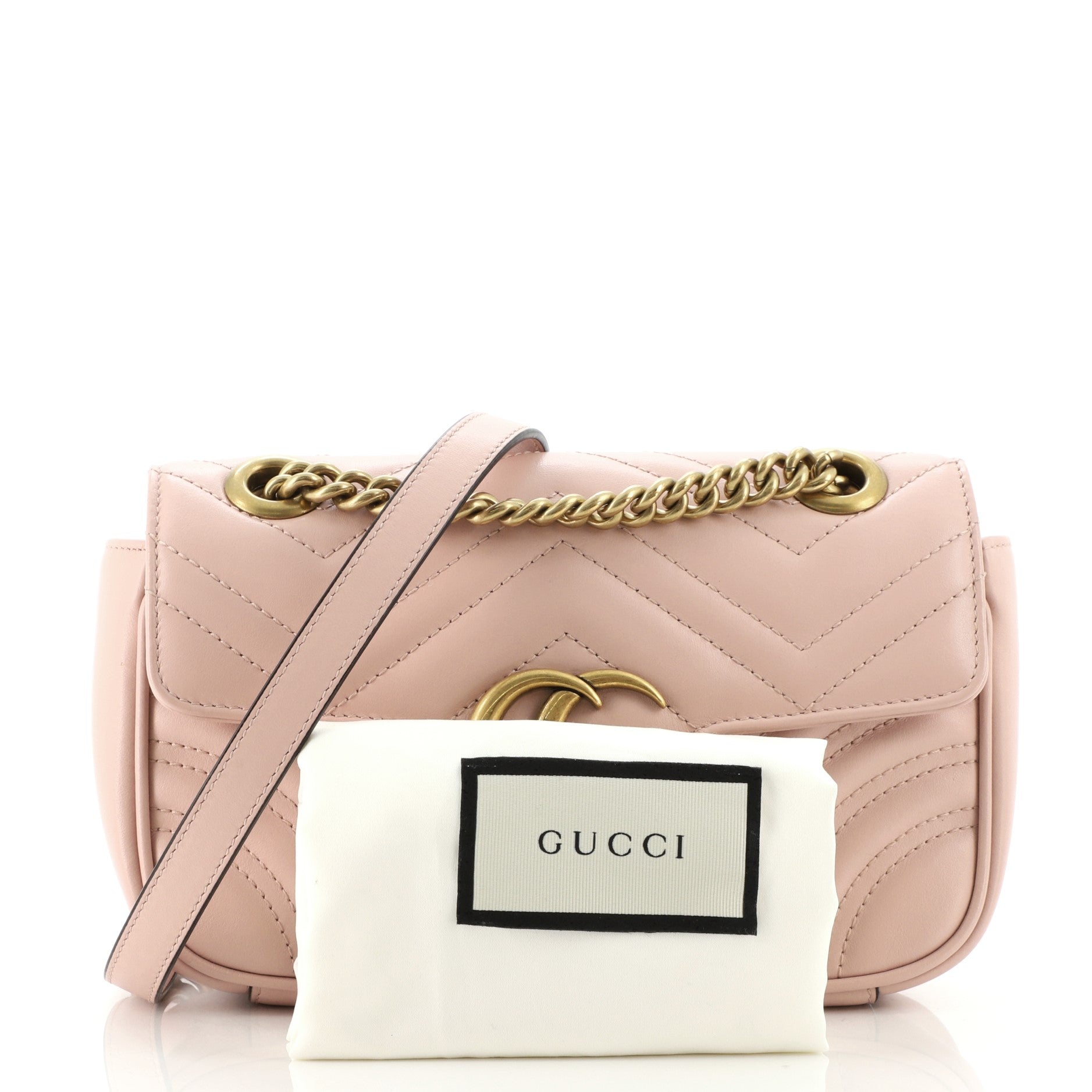 GG Marmont Flap Bag Matelasse Leather Mini