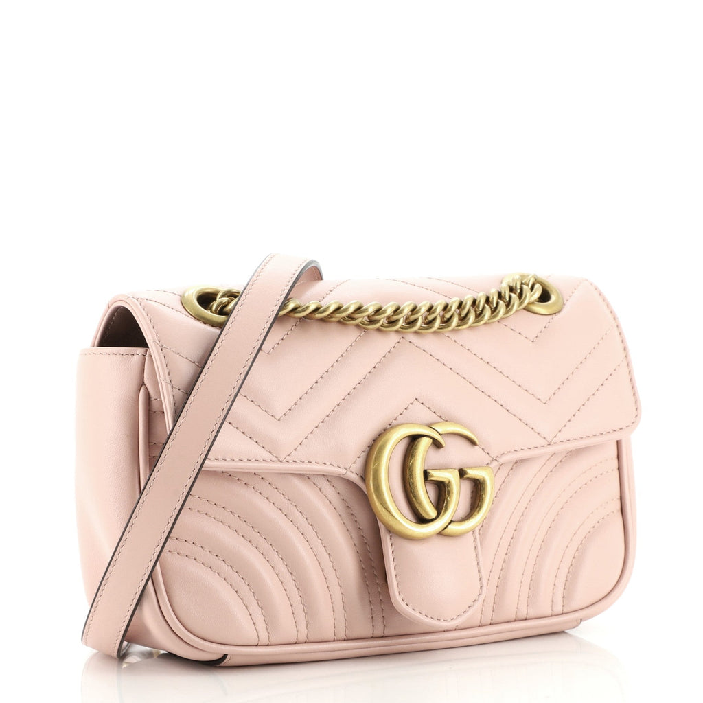 GG Marmont Flap Bag Matelasse Leather Mini