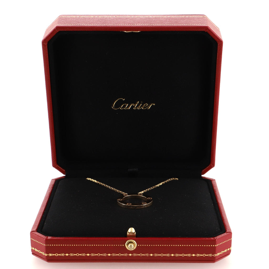 Love Pendant Necklace 18K Yellow Gold