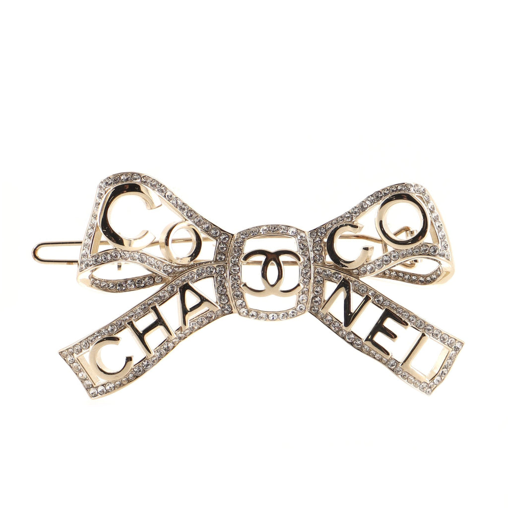Bow-tiful Hair Clip Metal with Crystal XS