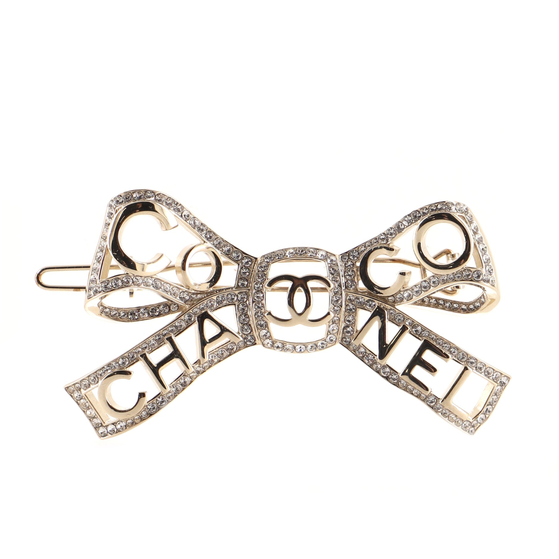 Bow-tiful Hair Clip Metal with Crystal XS