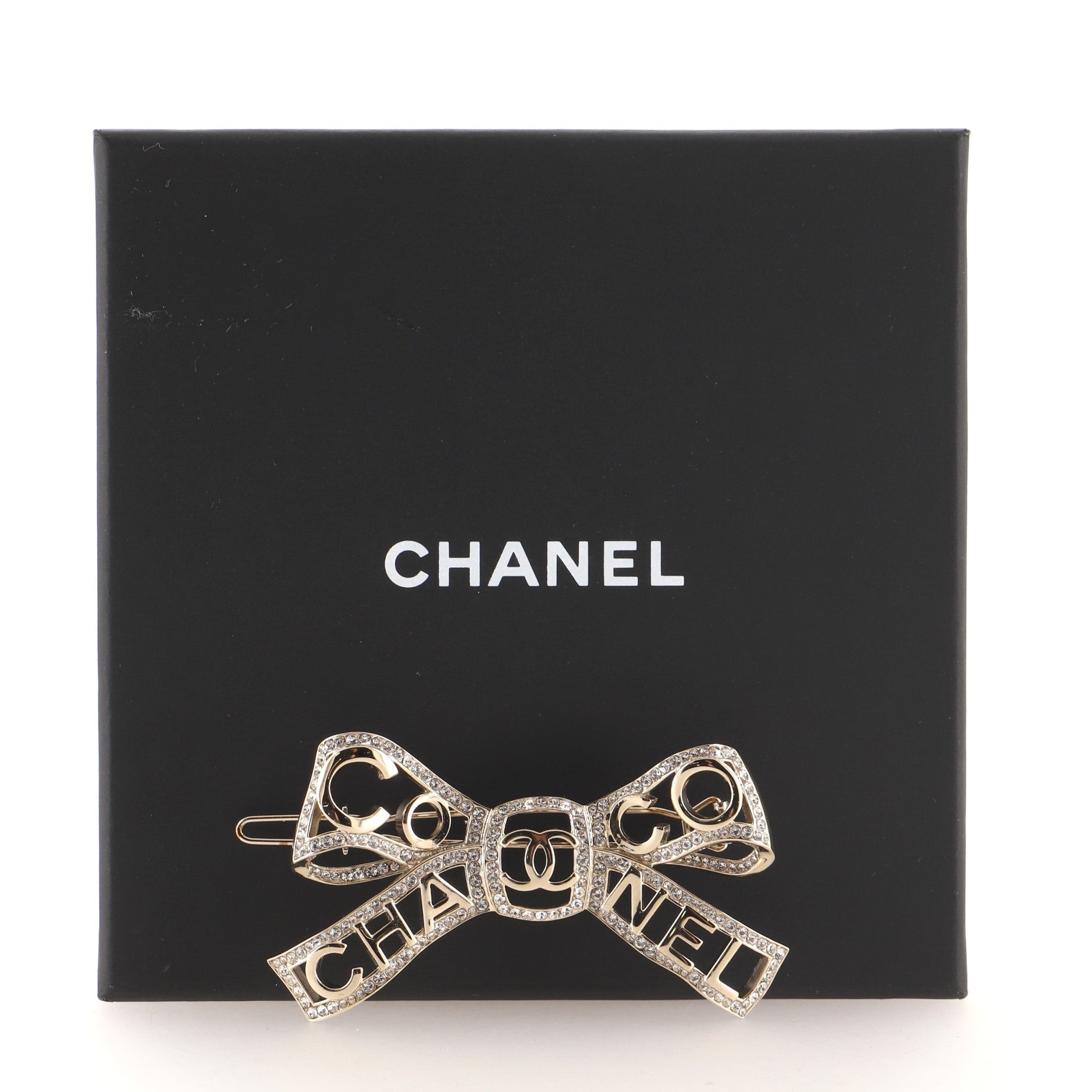 Bow-tiful Hair Clip Metal with Crystal XS