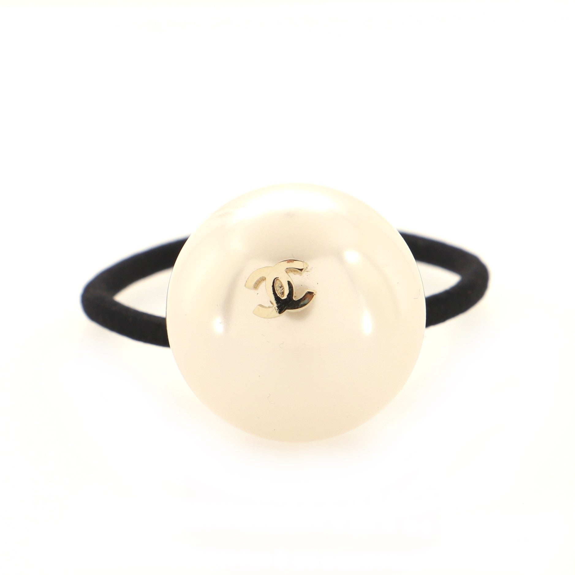 Pearl Hair Tie Fabric XS