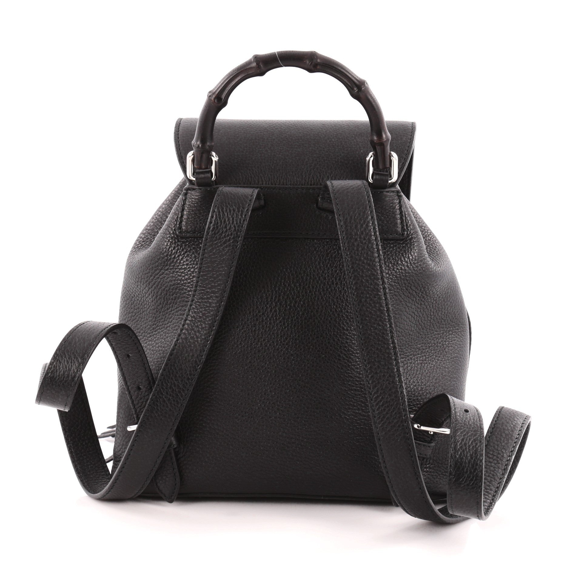 Bamboo Backpack Leather Mini