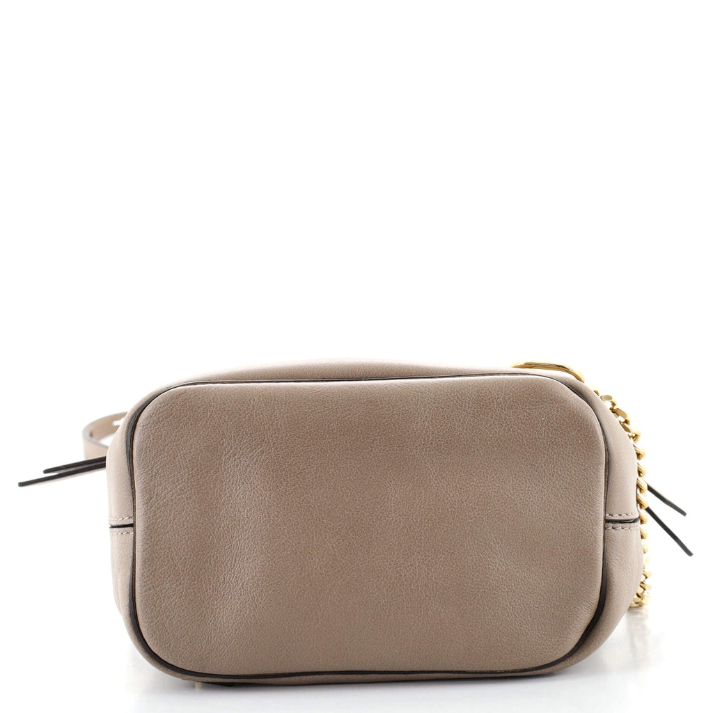 Faye Backpack Leather and Suede Mini
